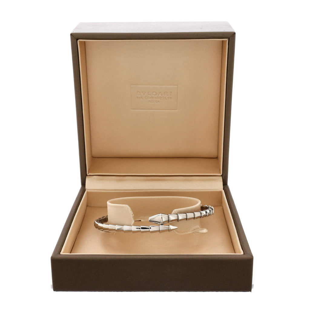 Serpenti Viper Bracelet 18K White Gold Small