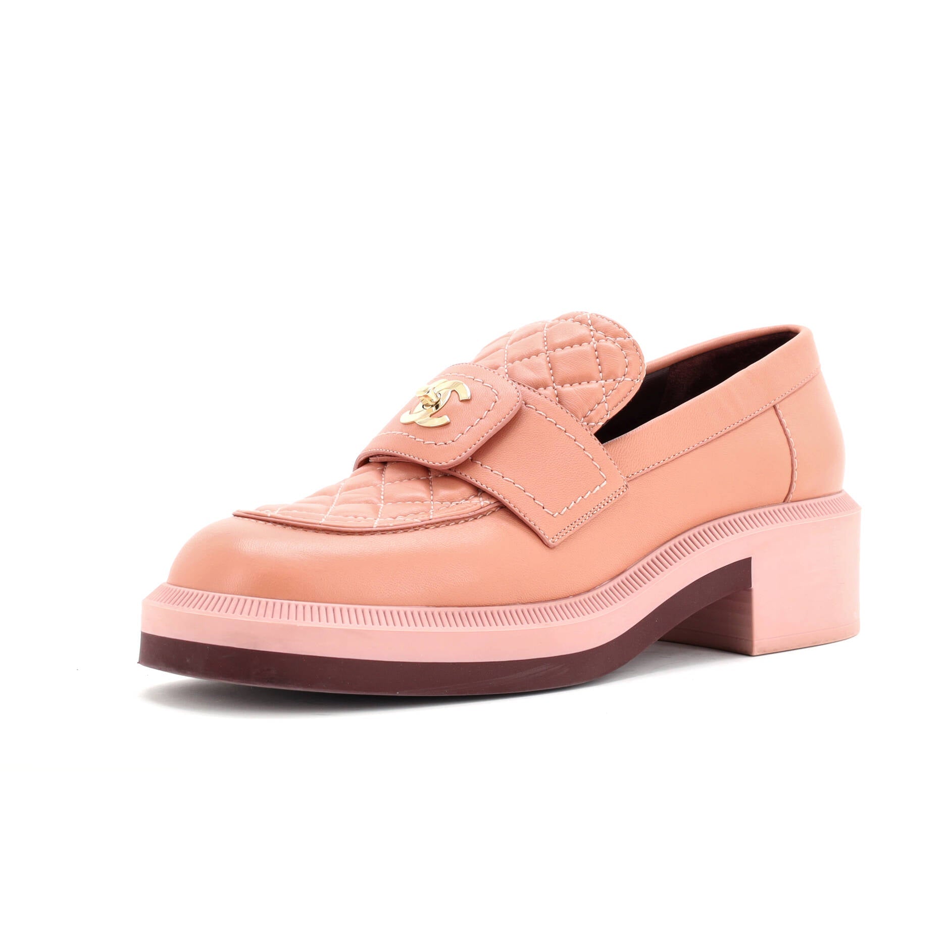Women's CC Loafers Quilted Leather