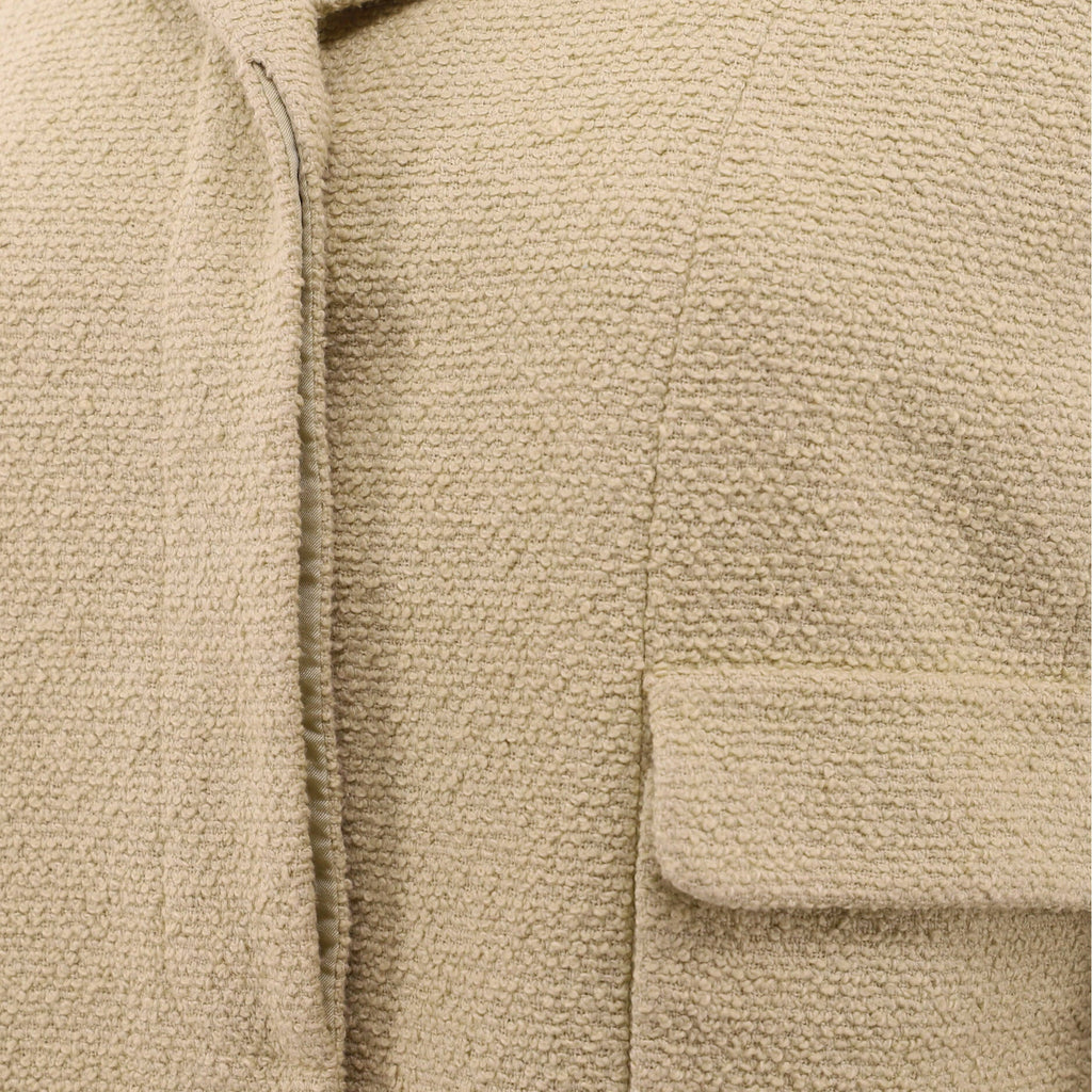 Women's Vintage Two Pocket Long Jacket Tweed