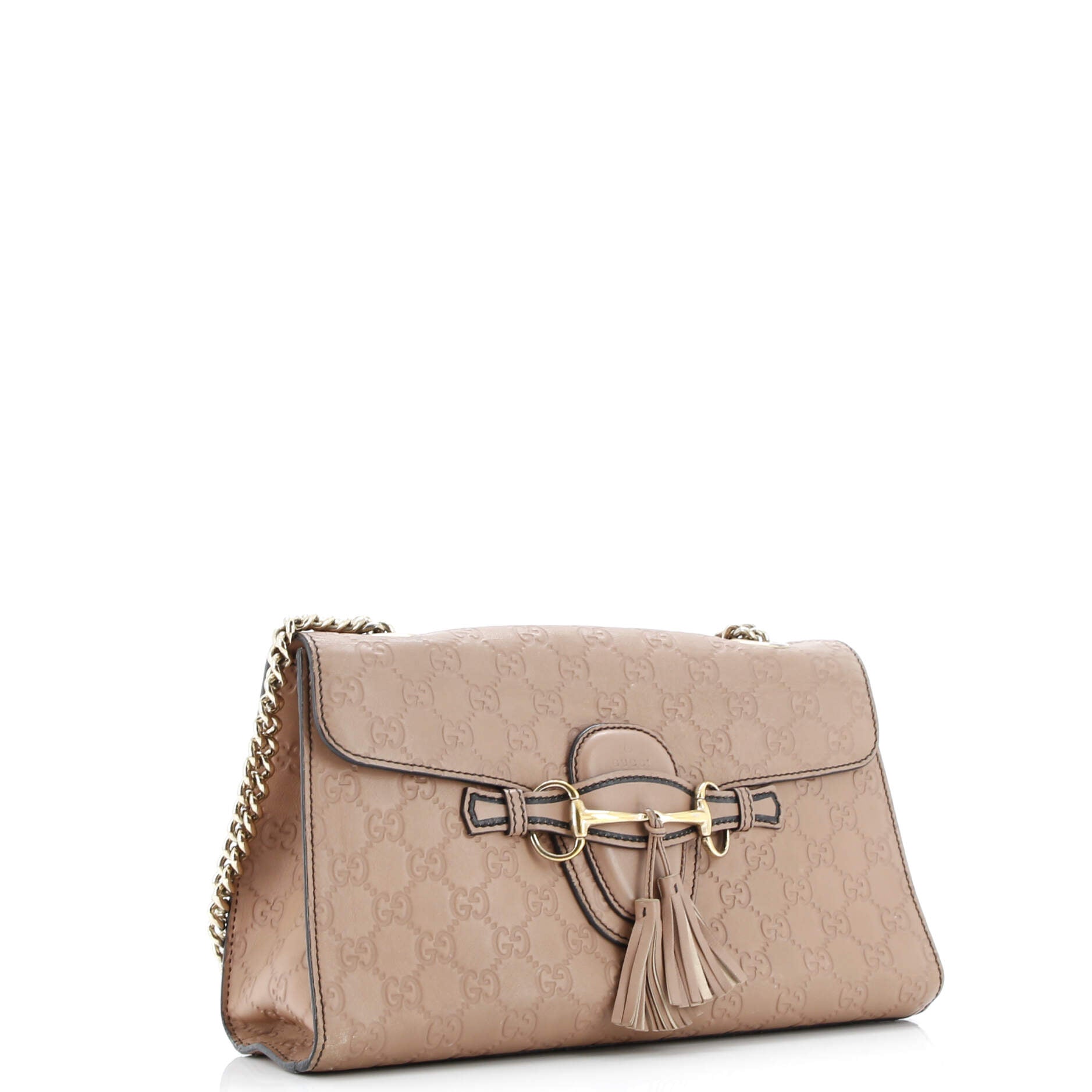 Emily Chain Flap Bag Guccissima Leather Medium