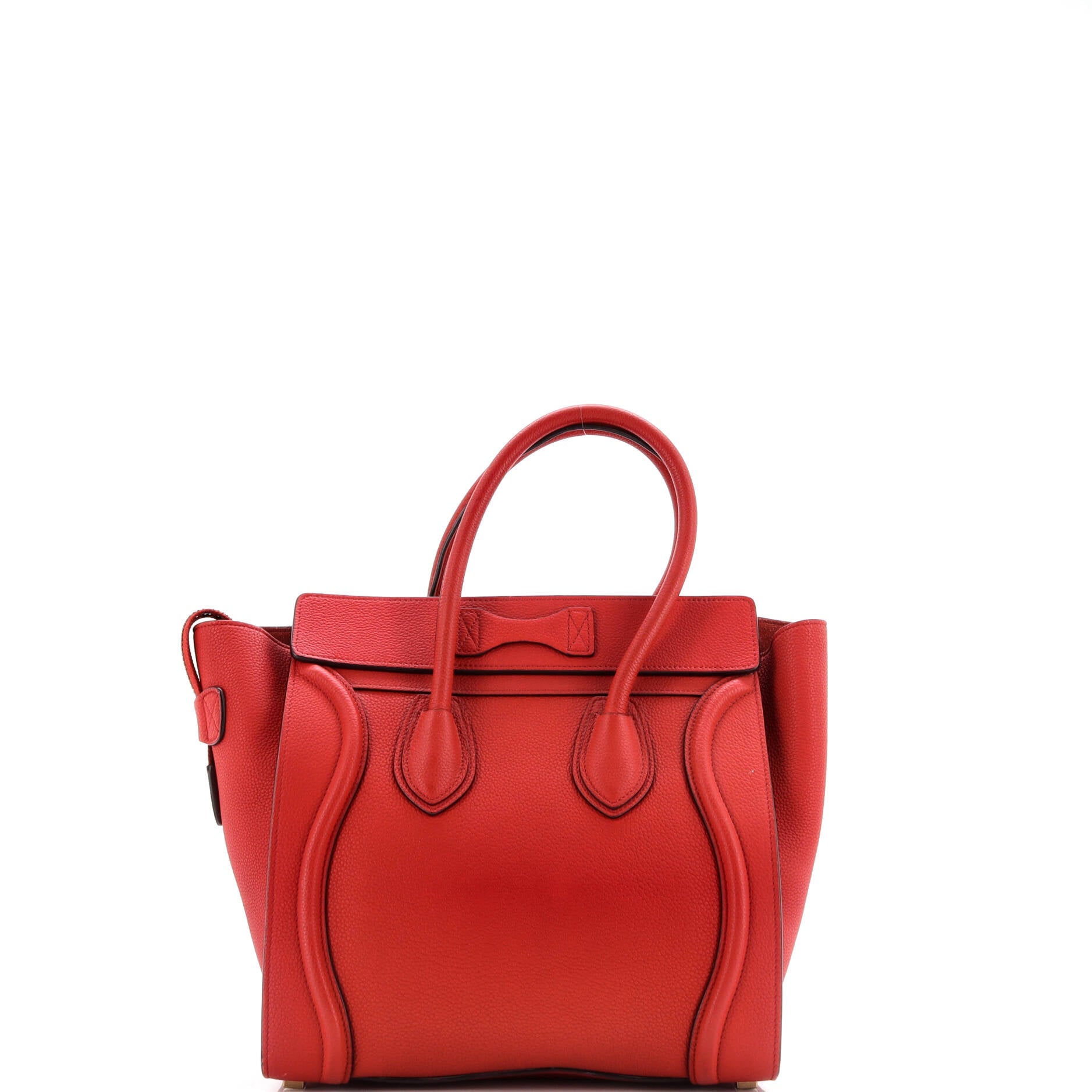 Luggage Bag Grainy Leather Micro
