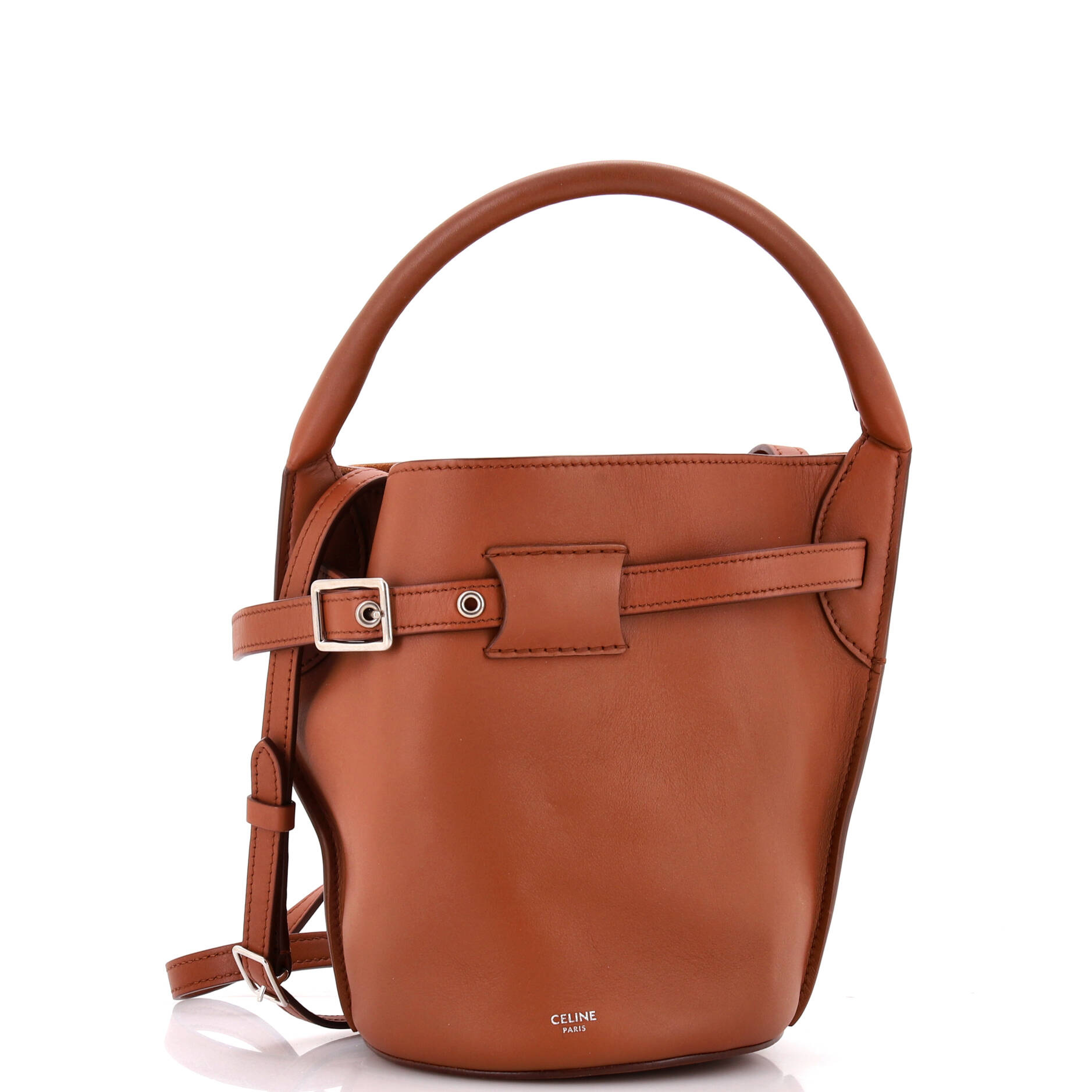 Big Bag Bucket Leather Nano