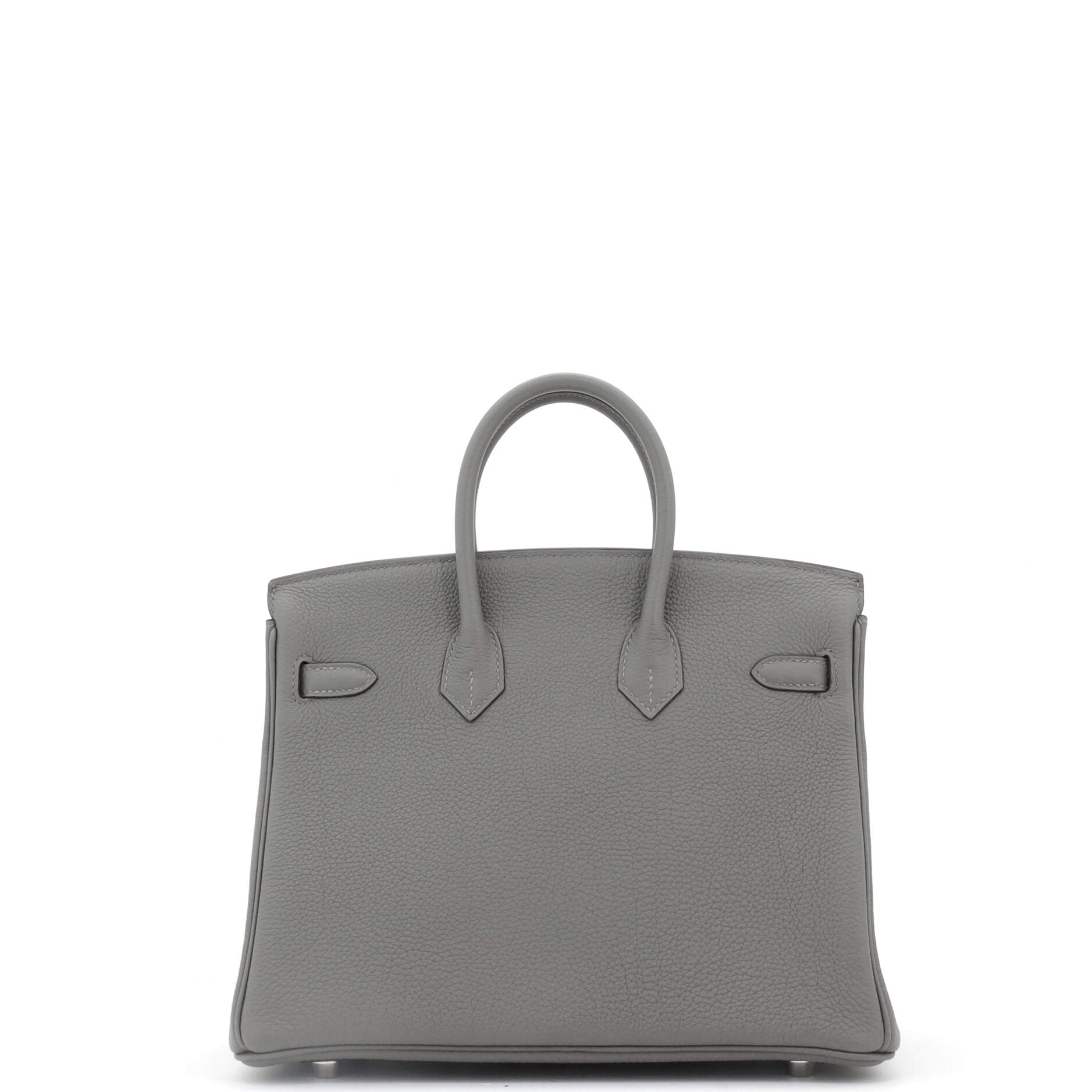 Birkin Handbag Grey Togo with Palladium Hardware 25