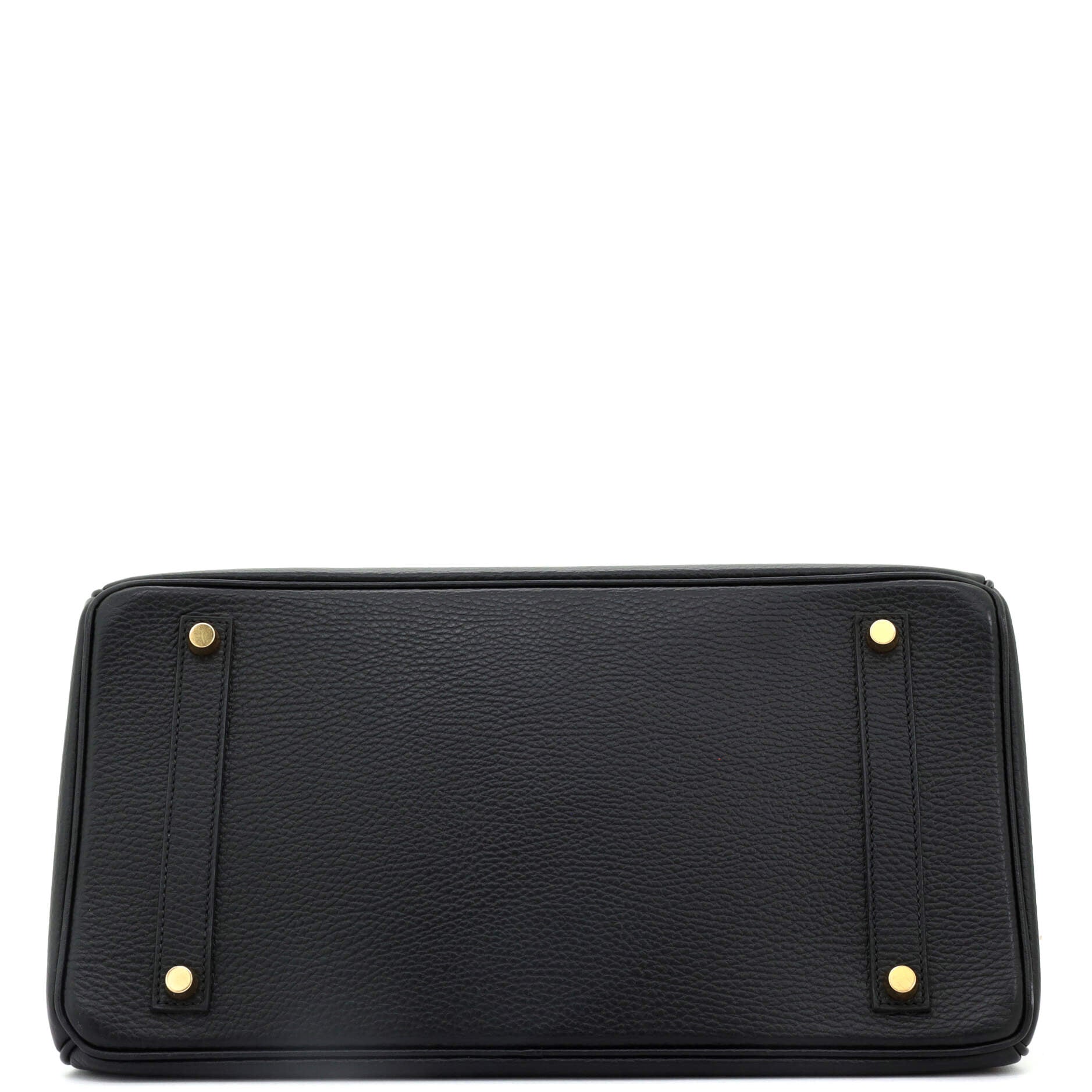Birkin Handbag Noir Ardennes with Gold Hardware 35
