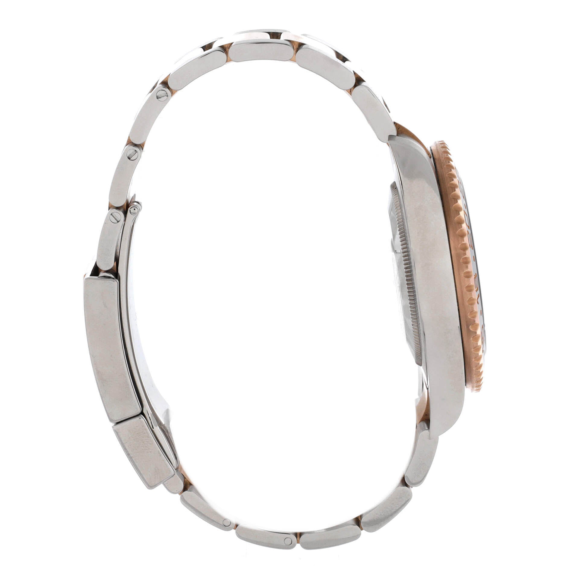 Oyster Perpetual Date GMT-Master II Rootbeer Automatic Watch Stainless Steel and Cerachrom with Rose Gold 40