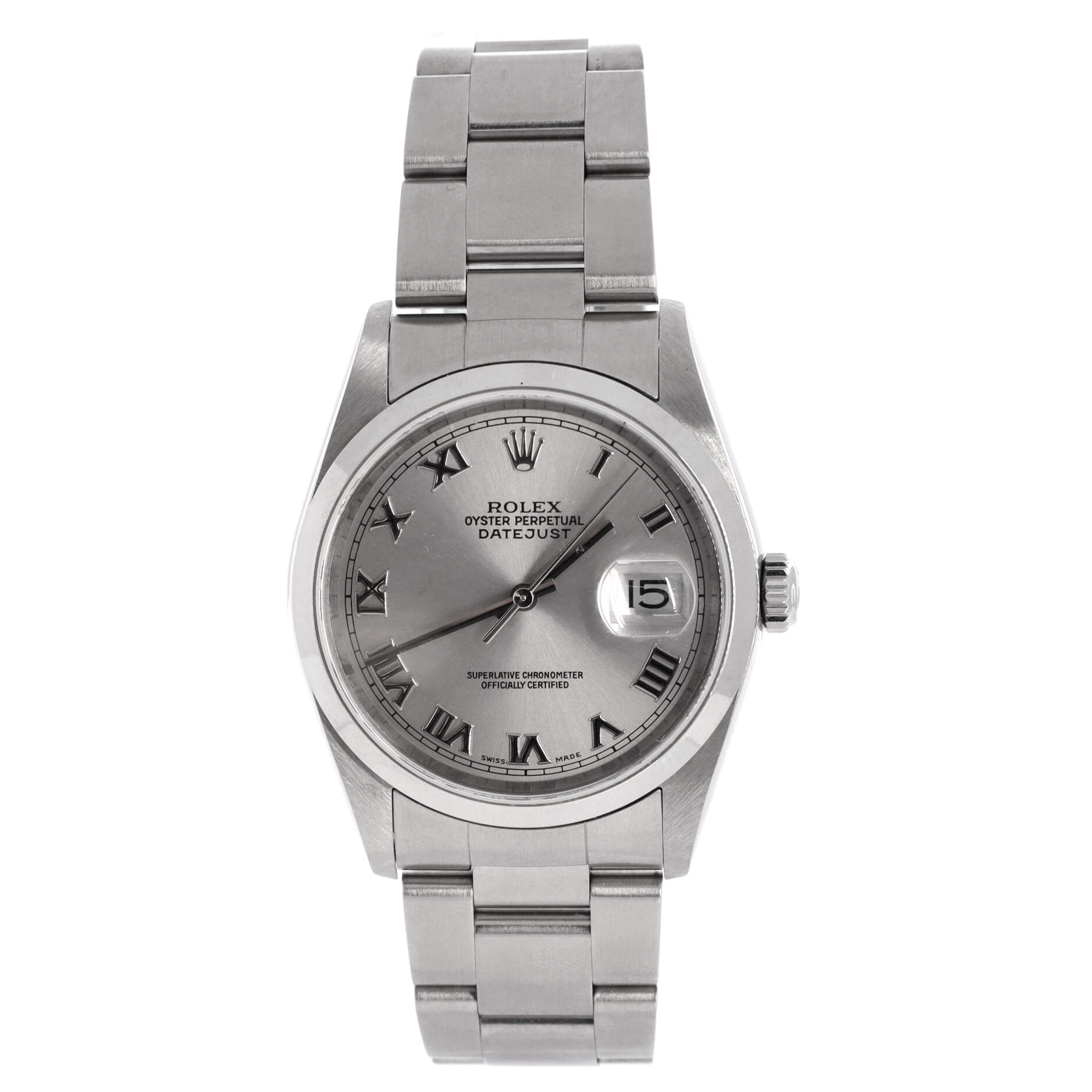 Oyster Perpetual Datejust Automatic Watch Stainless Steel 36