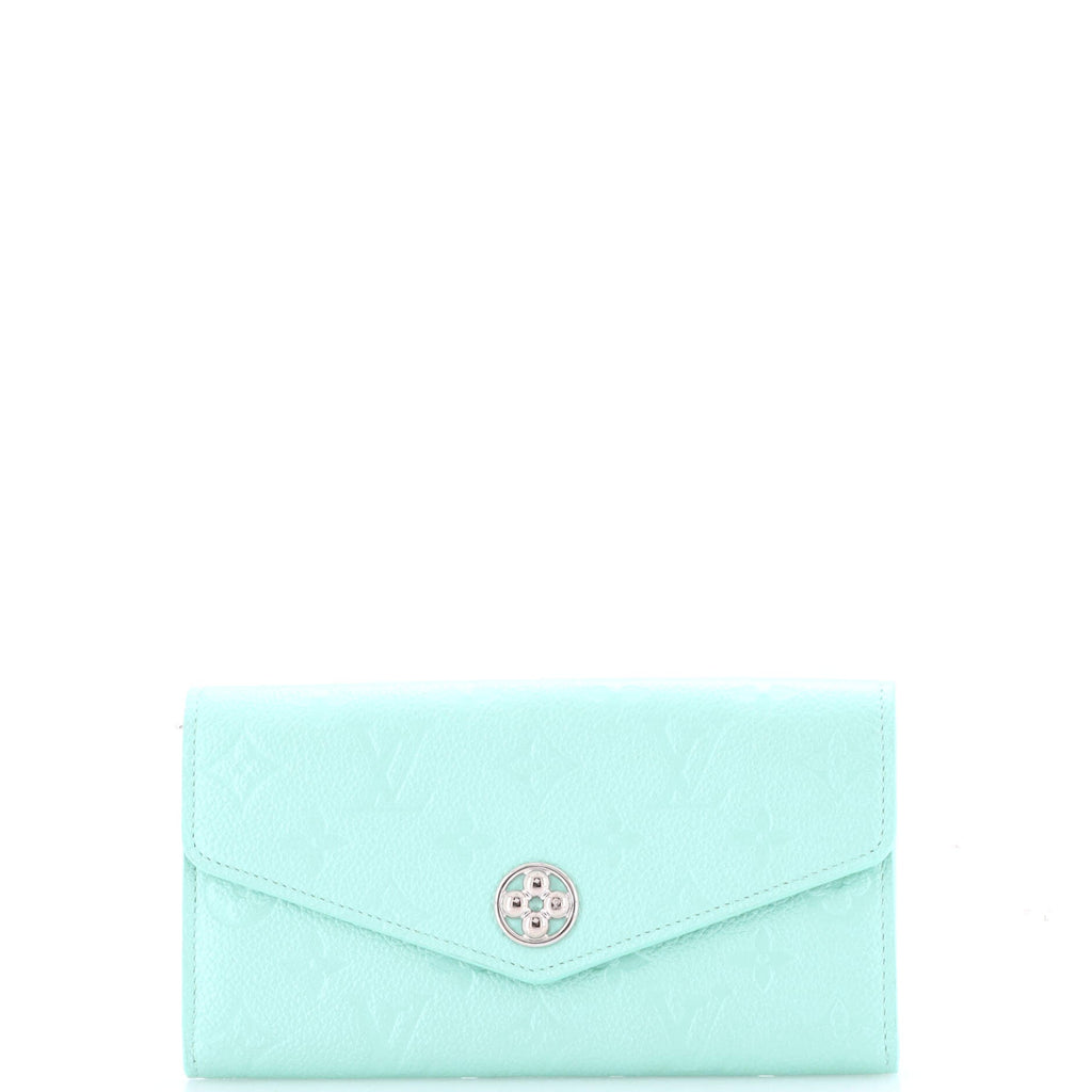 Flower Sarah NM Wallet Iridescent Monogram Empreinte Leather