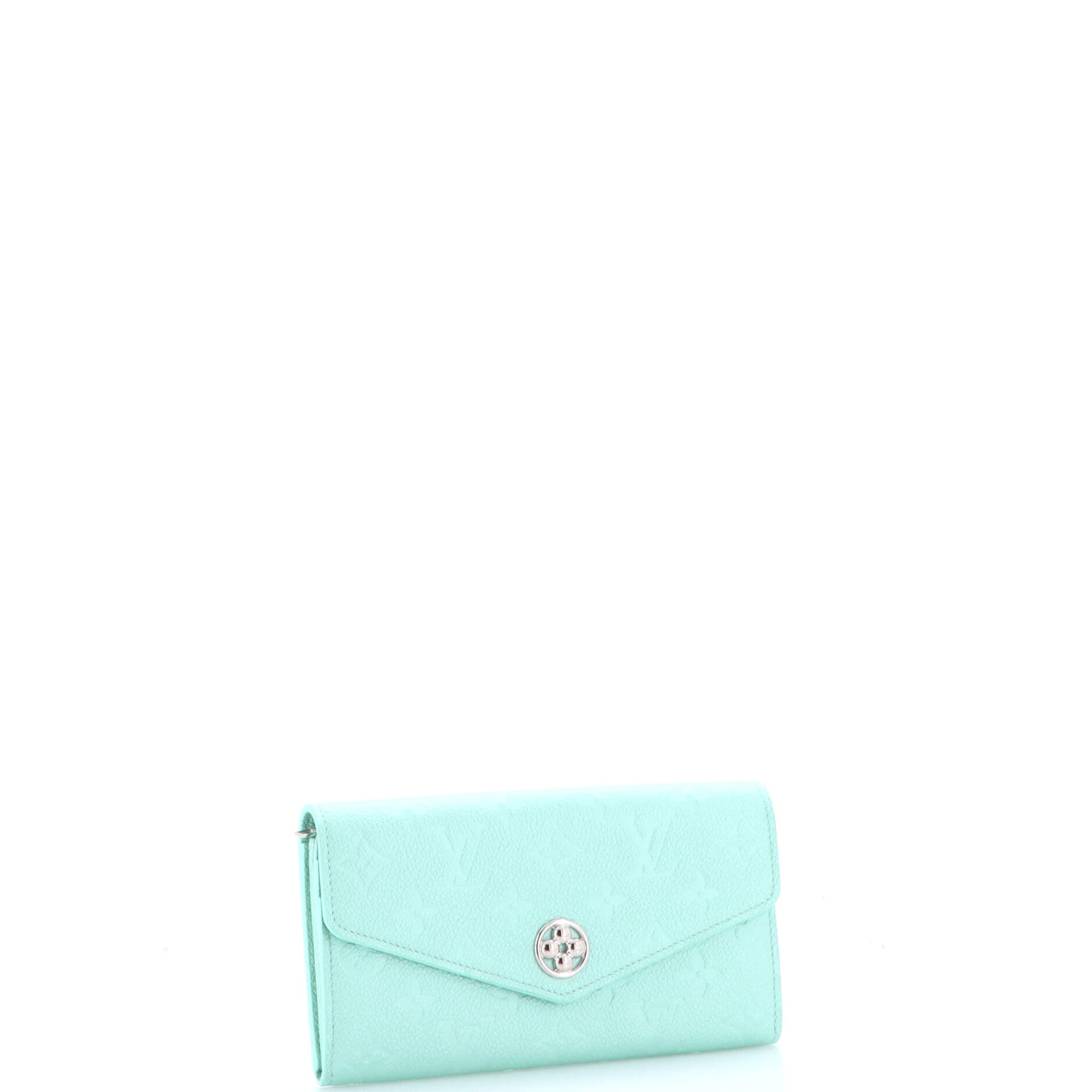 Flower Sarah NM Wallet Iridescent Monogram Empreinte Leather