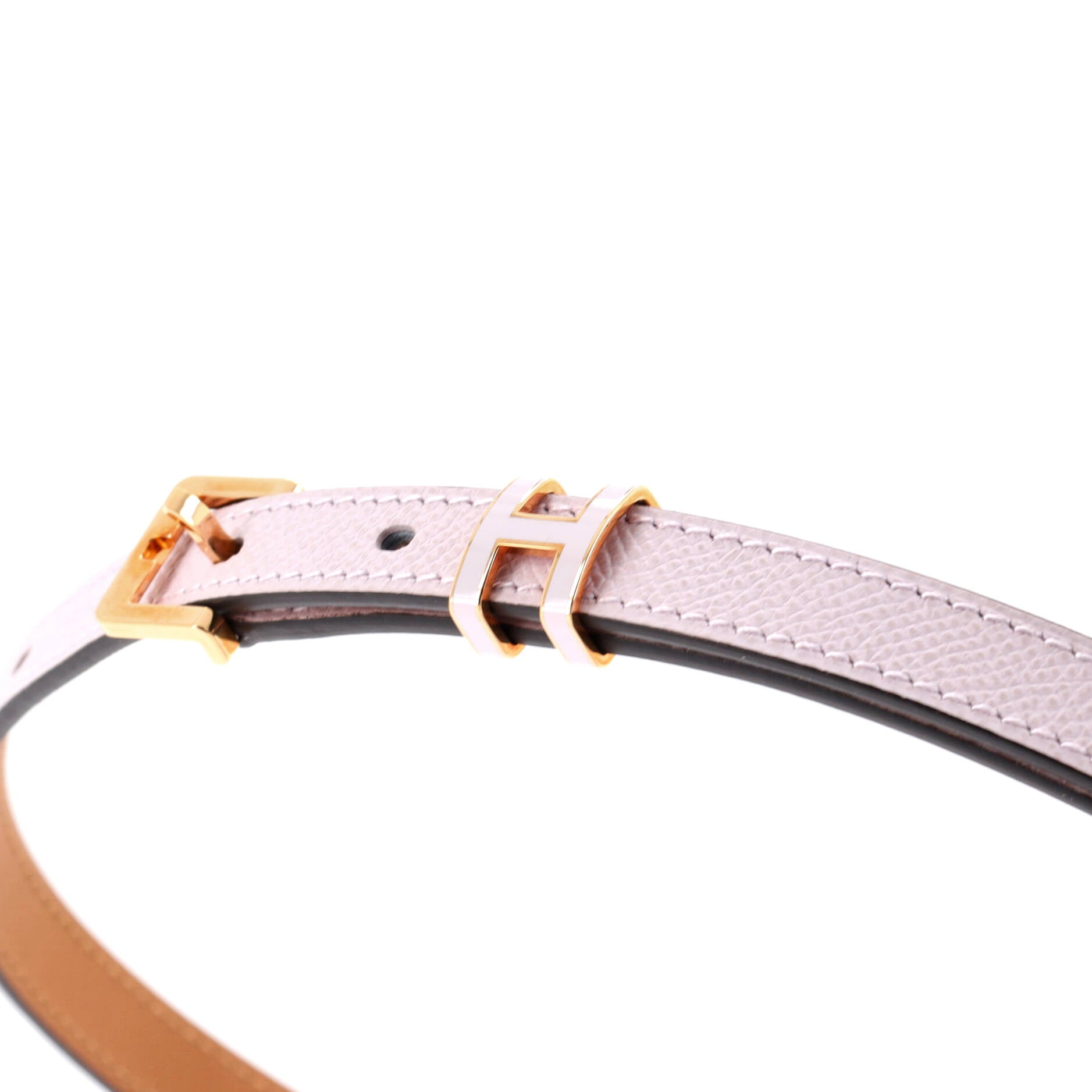 Pop H Belt Leather Thin