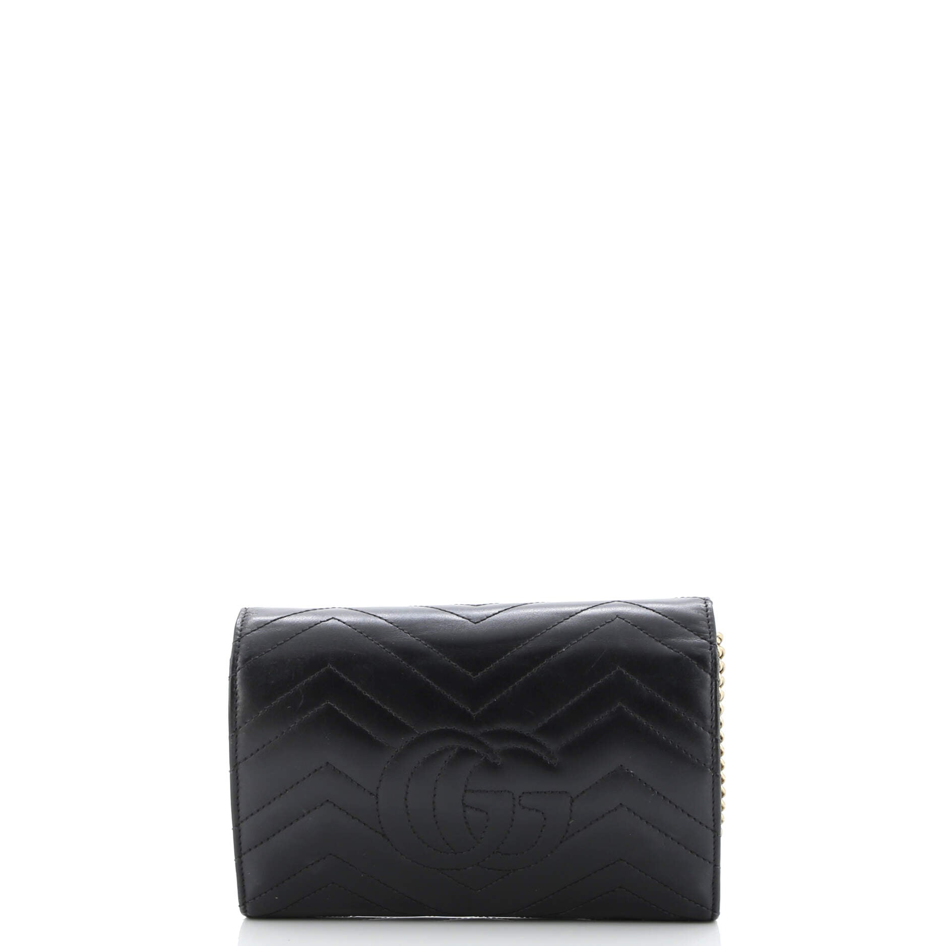 GG Marmont Chain Wallet Matelasse Leather Mini