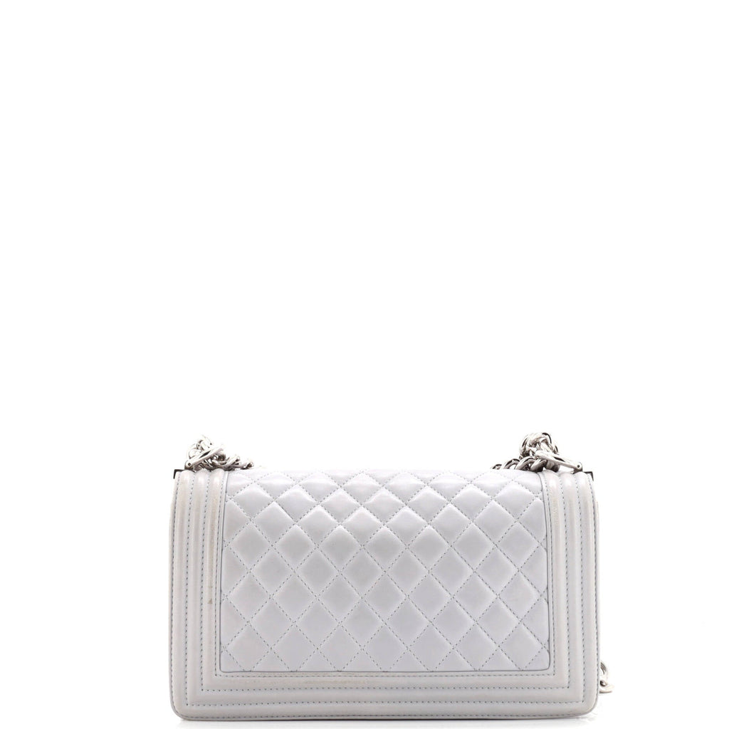Boy Flap Bag Quilted Calfskin Old Medium