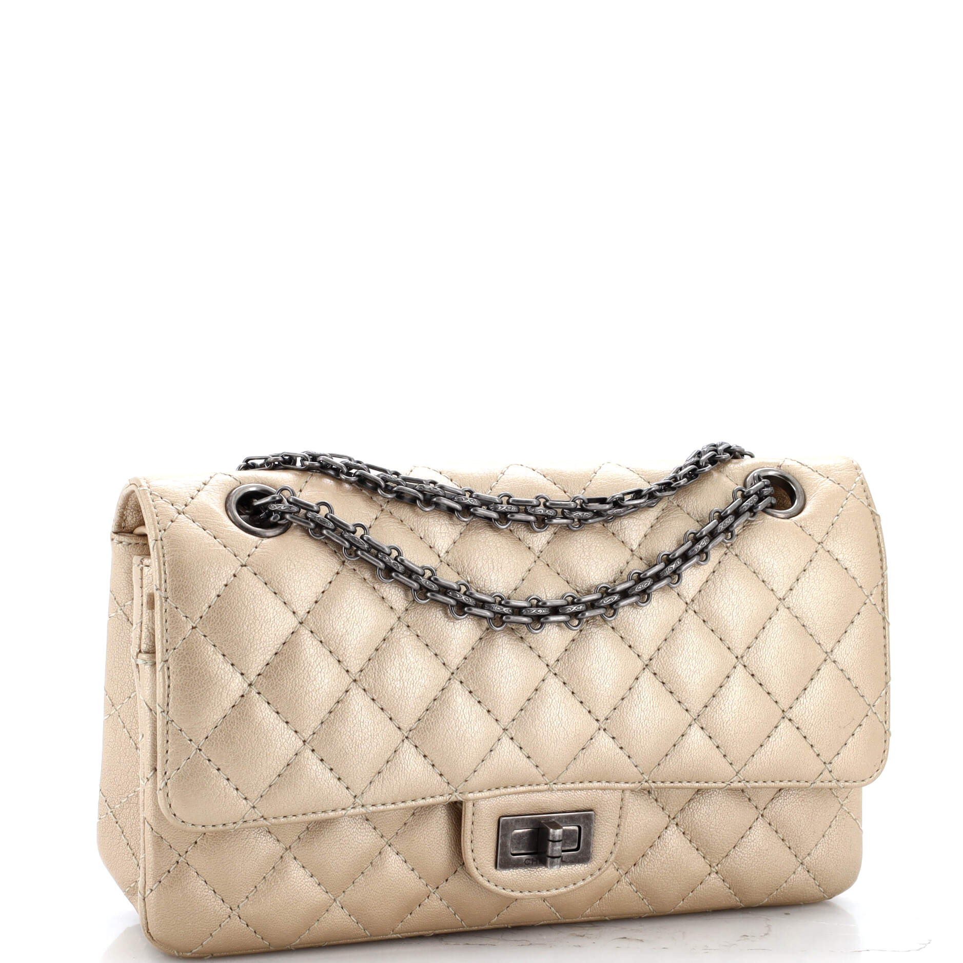 Reissue 2.55 Flap Bag Quilted Metallic Calfskin 225