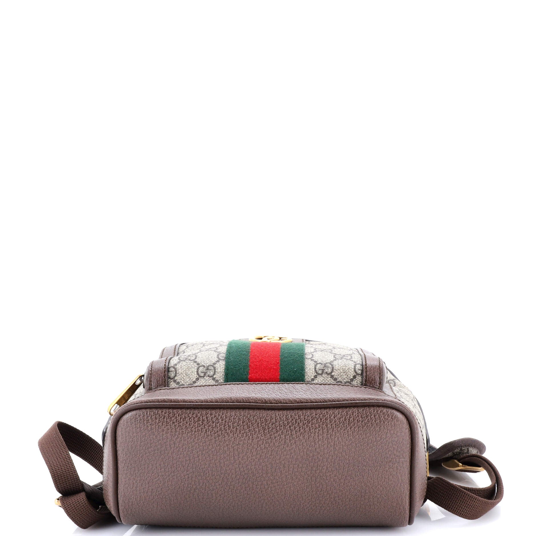 Ophidia Backpack GG Coated Canvas and Leather Small
