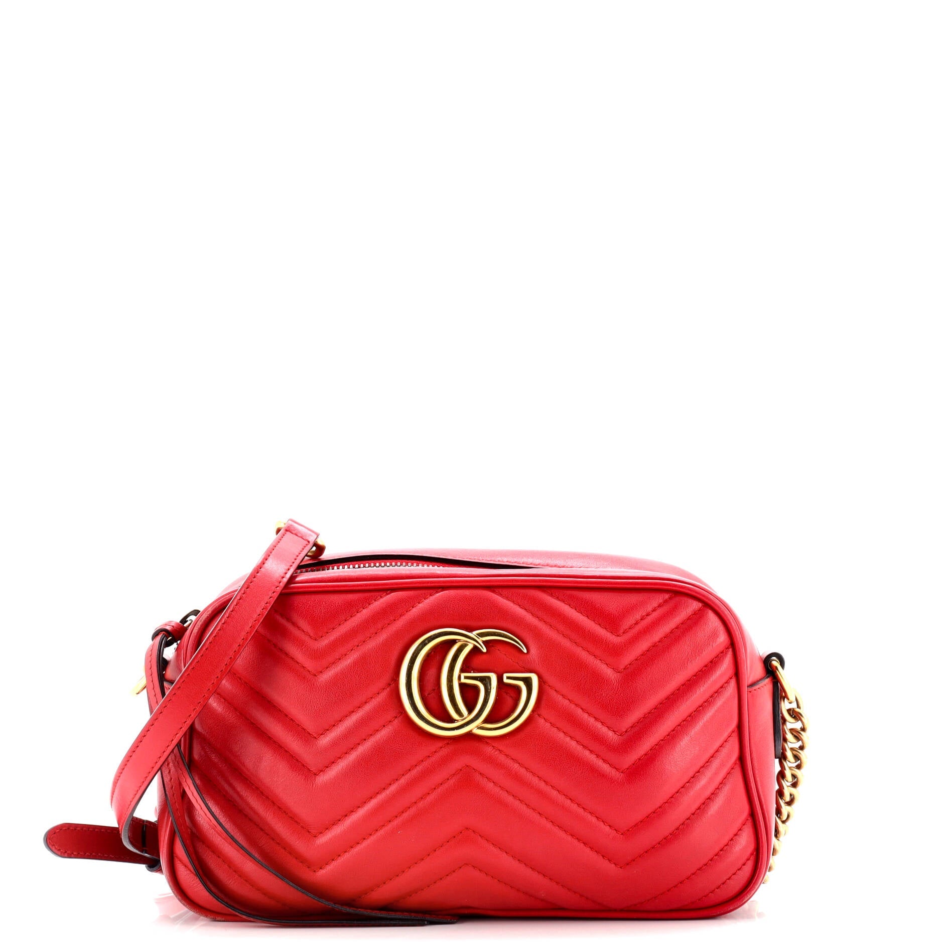 GG Marmont Shoulder Bag Matelasse Leather Small