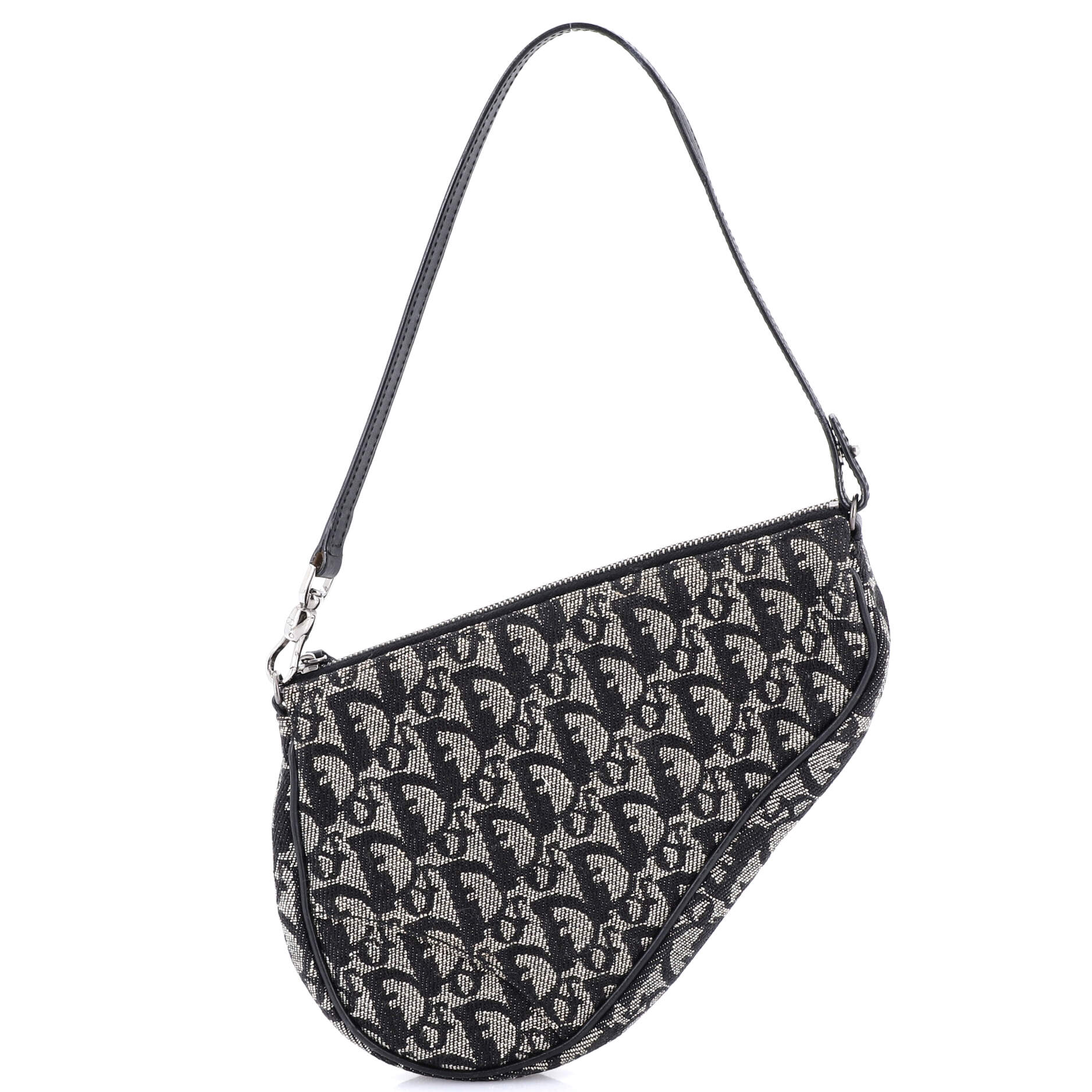 Vintage Saddle Bag Diorissimo Canvas Mini
