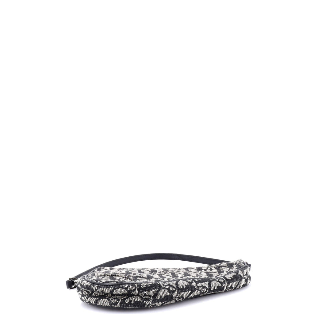Vintage Saddle Bag Diorissimo Canvas Mini