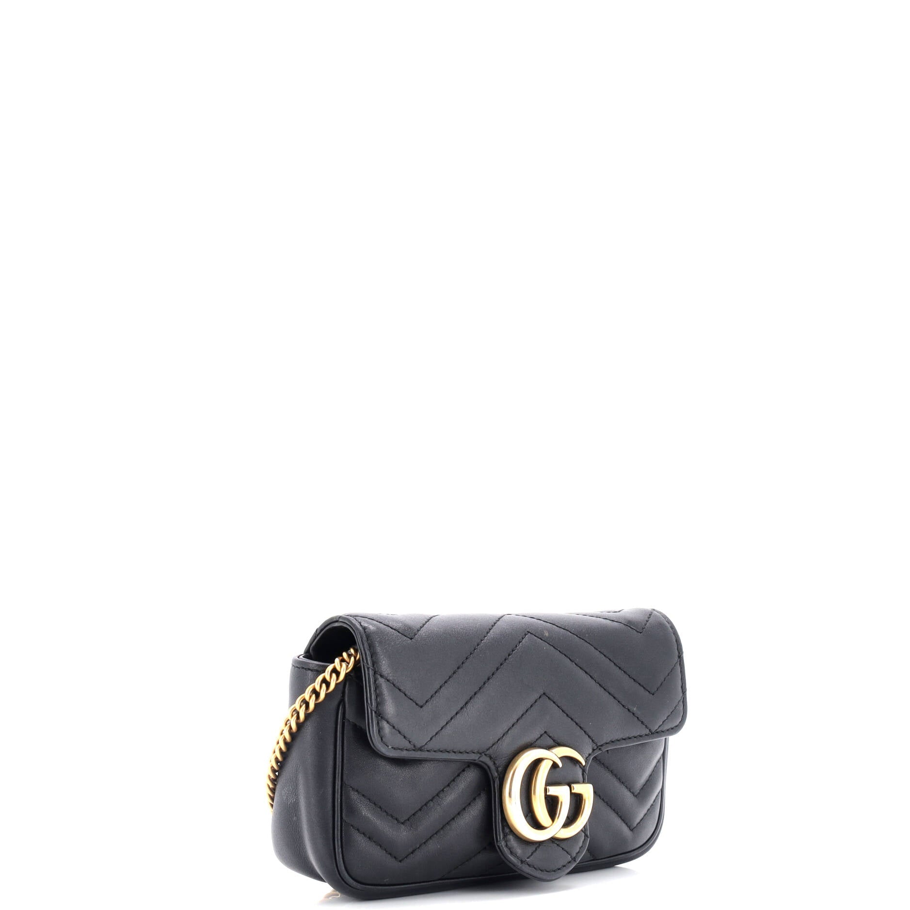 GG Marmont Flap Bag Matelasse Leather Super Mini