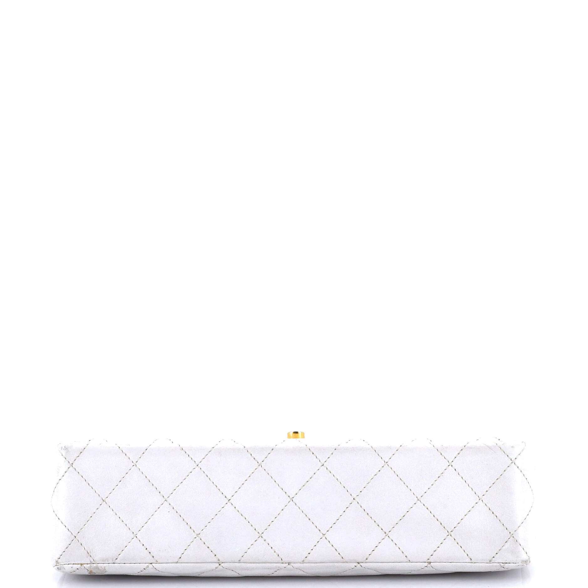 Vintage Two Tone CC Flap Bag Quilted Lambskin Medium
