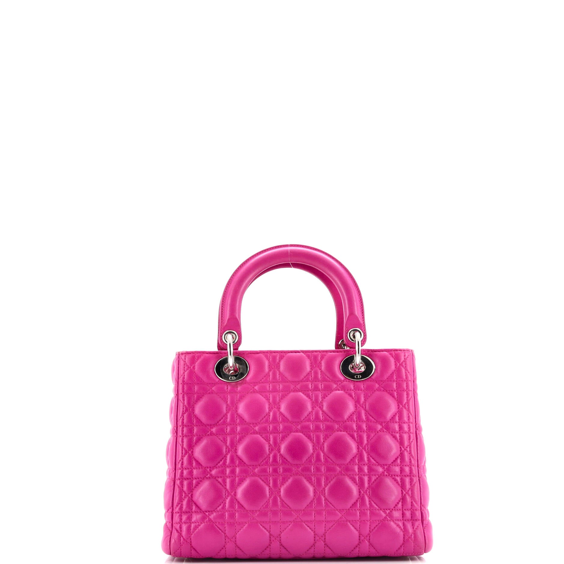 Lady Dior Bag Cannage Quilt Lambskin Medium