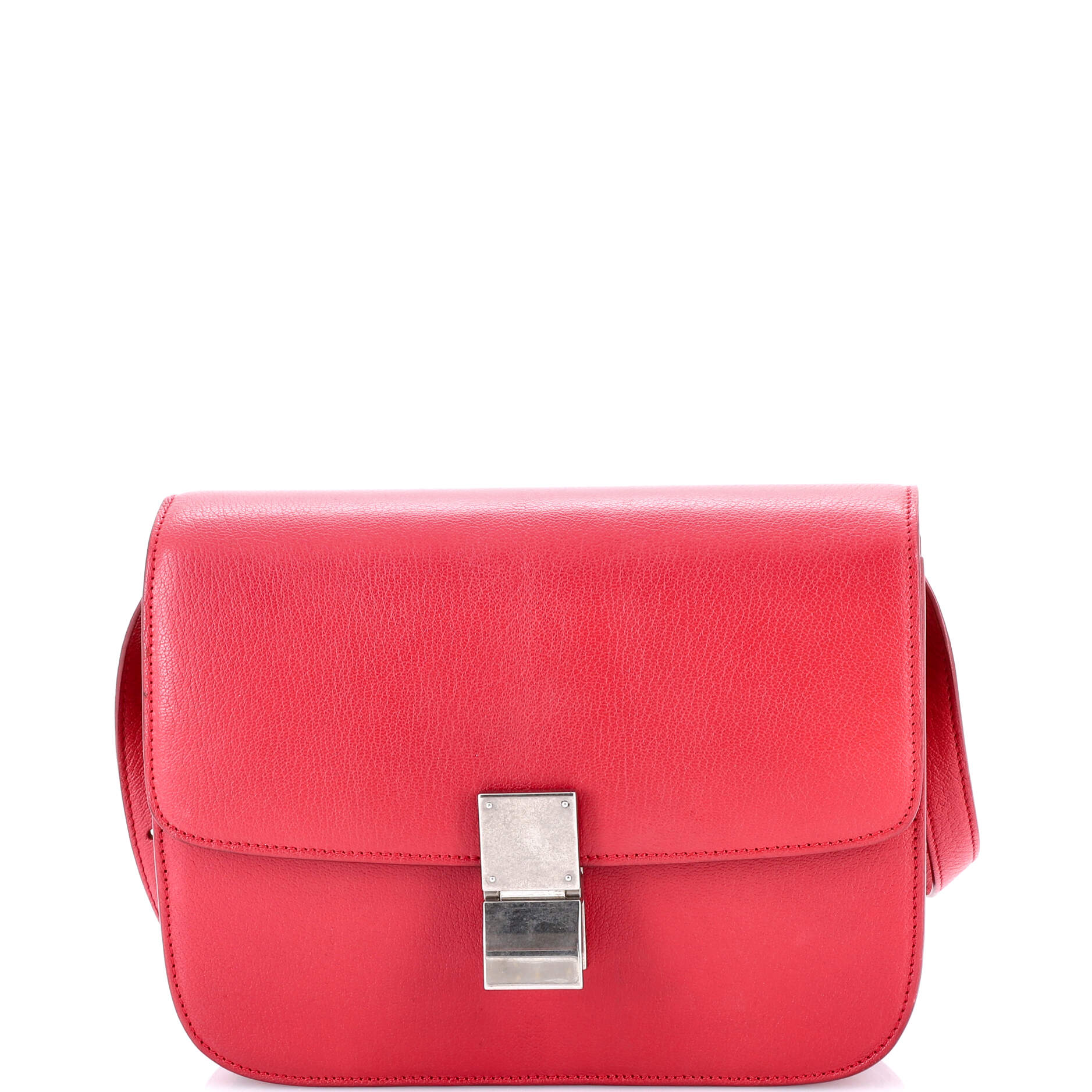 Classic Box Bag Grainy Leather Medium