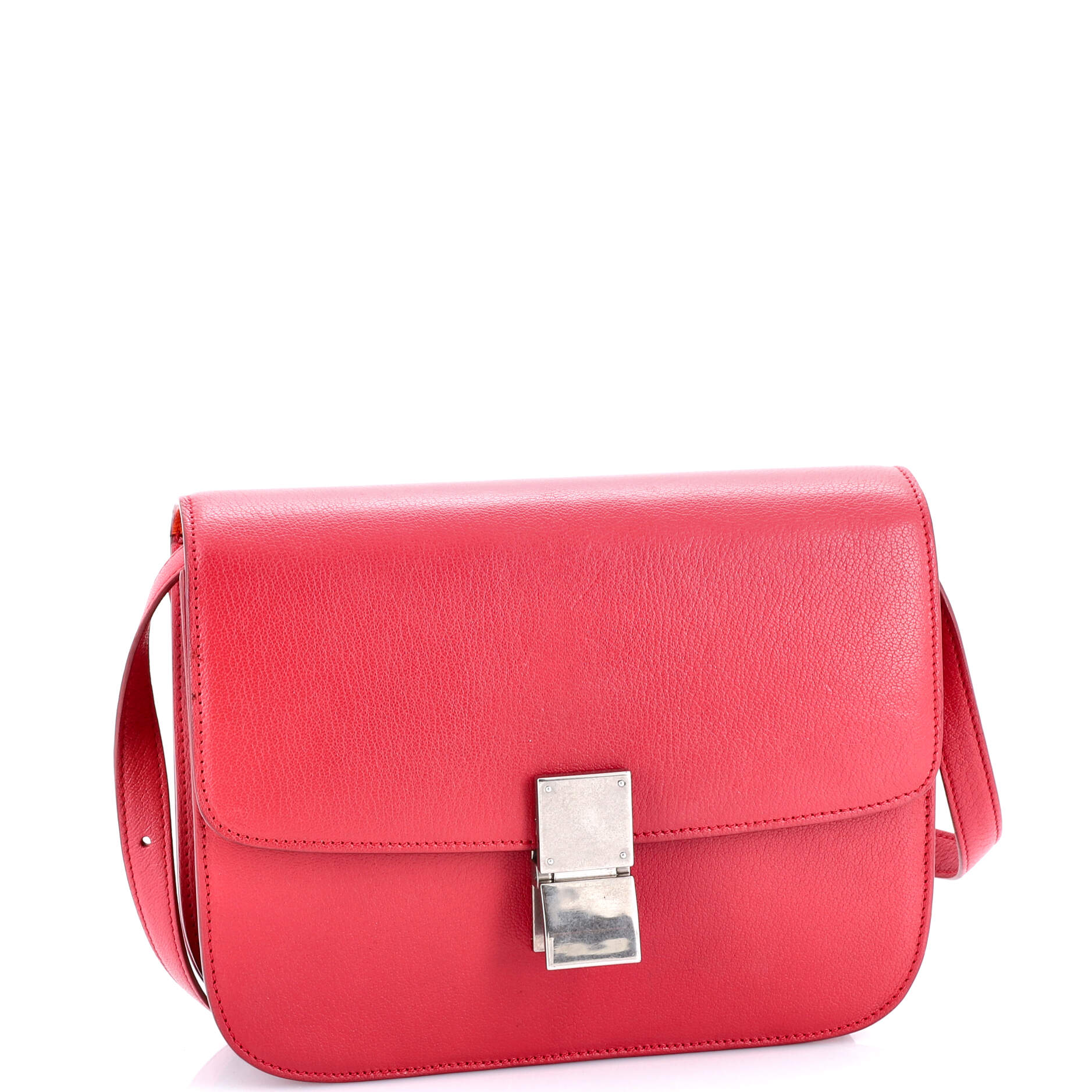 Classic Box Bag Grainy Leather Medium