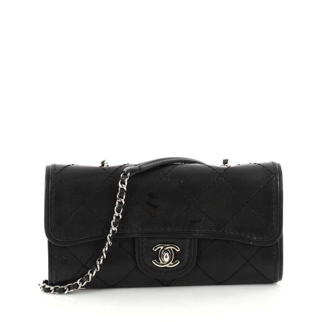 Citizen Chain Clutch Quilted Calfskin Small