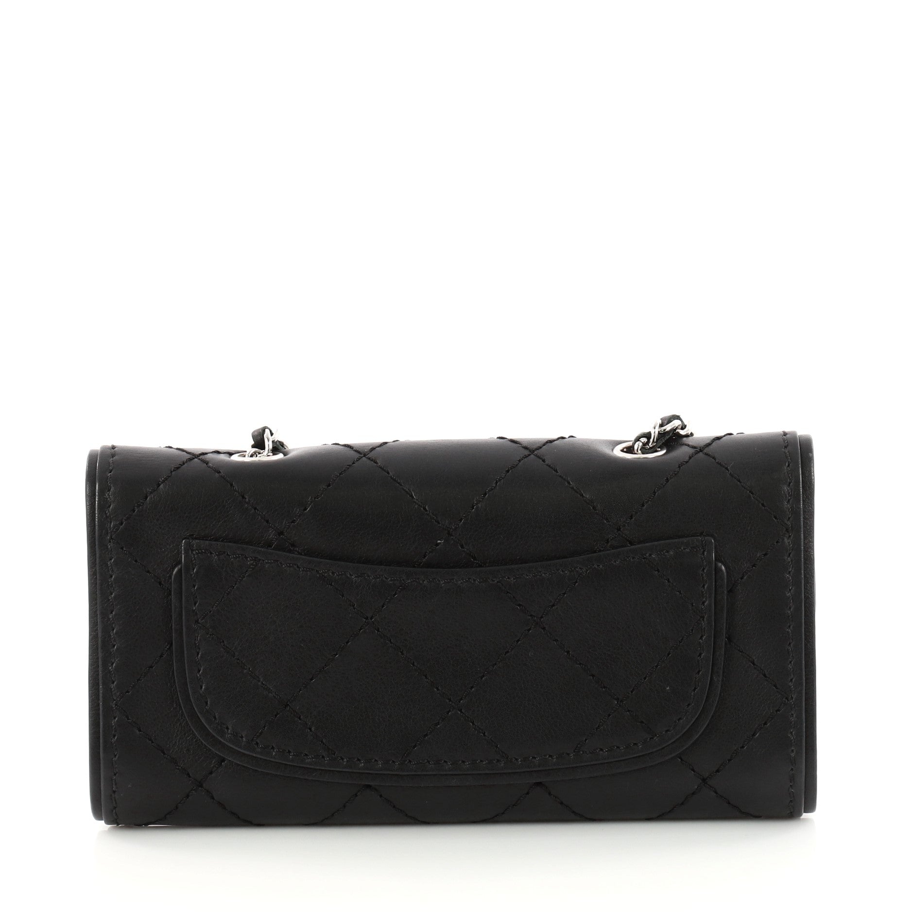 Citizen Chain Clutch Quilted Calfskin Small