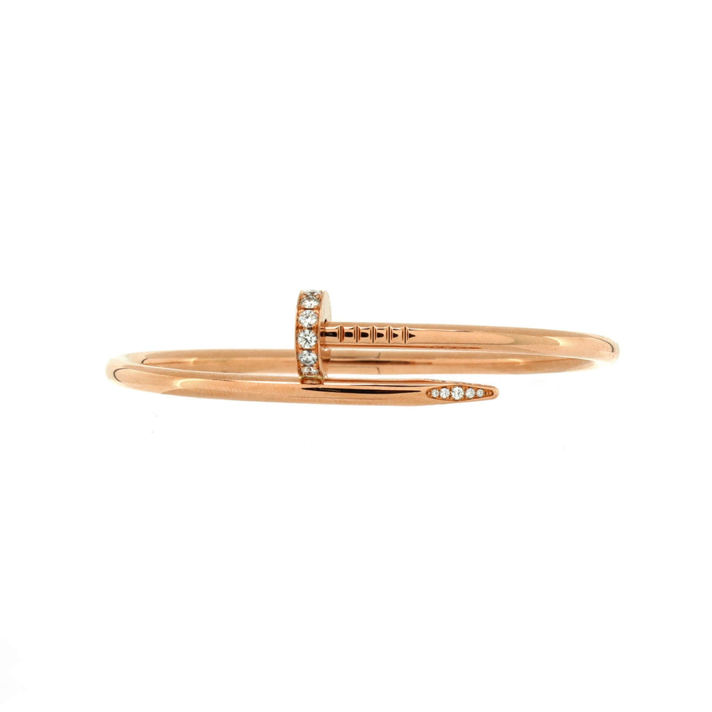 Juste un Clou Bracelet 18K Rose Gold with Diamonds Classic