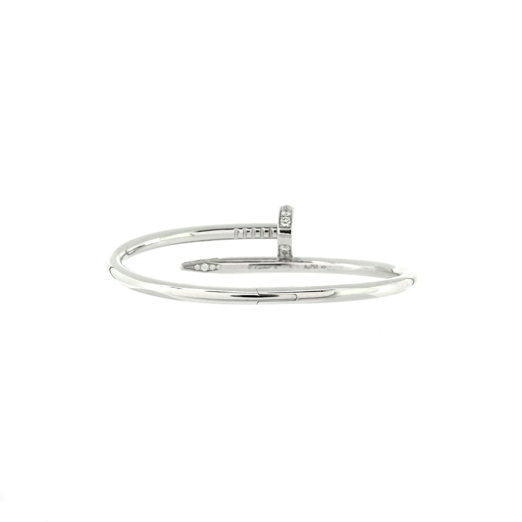 Juste un Clou Bracelet 18K White Gold with Diamonds Classic