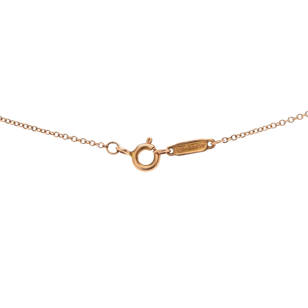 Heart Pendant Necklace 18K Yellow Gold with Diamonds Extra Mini