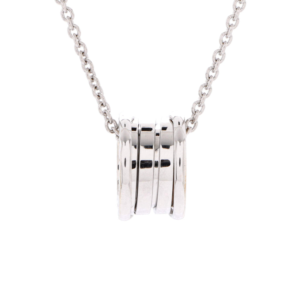 B.Zero1 Pendant Necklace 18K White Gold