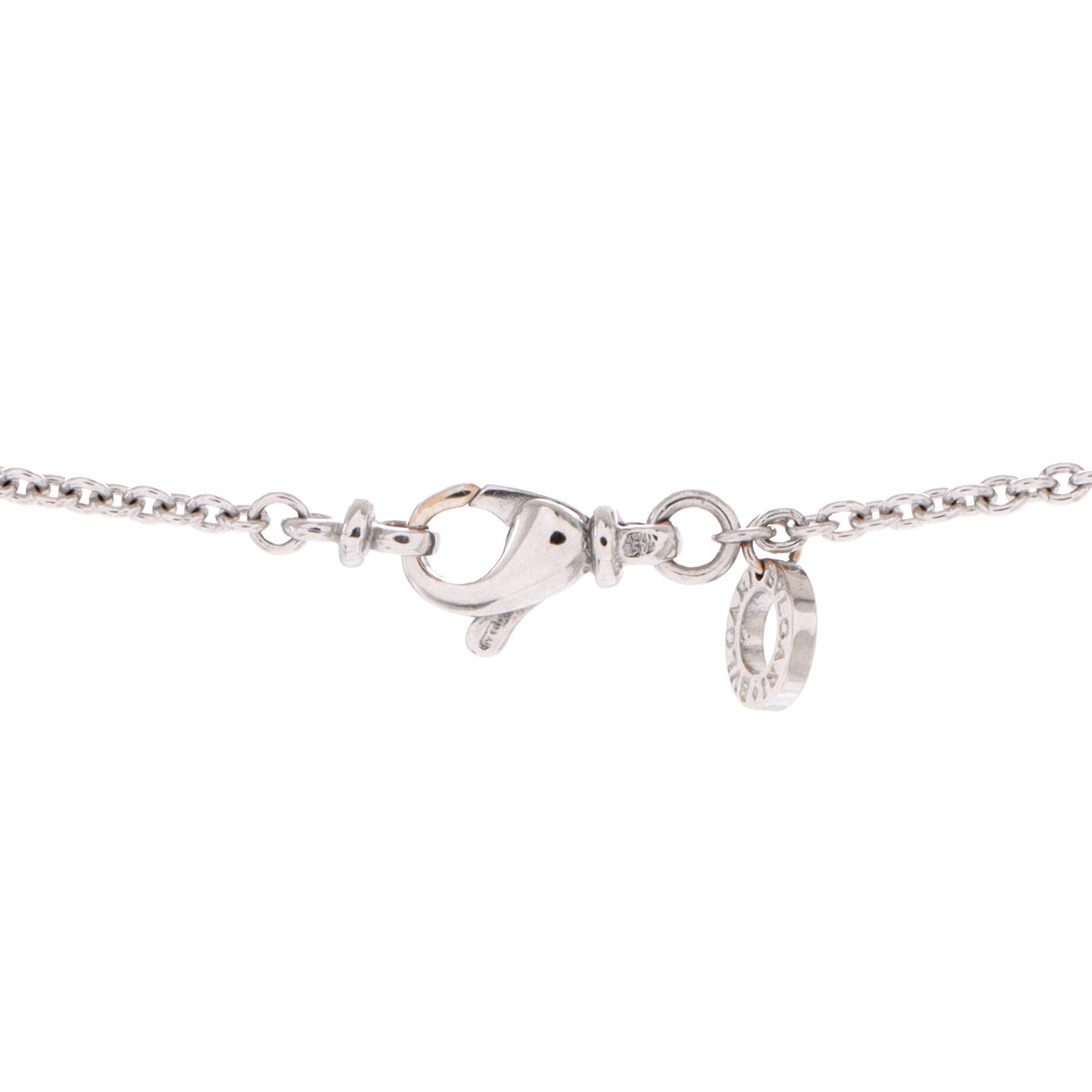B.Zero1 Pendant Necklace 18K White Gold