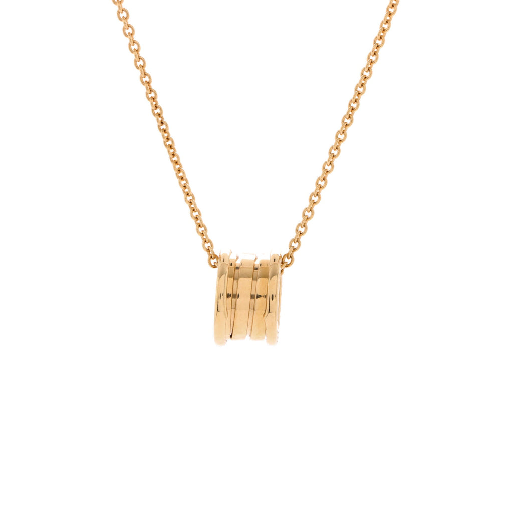B.Zero1 Pendant Necklace 18K Yellow Gold