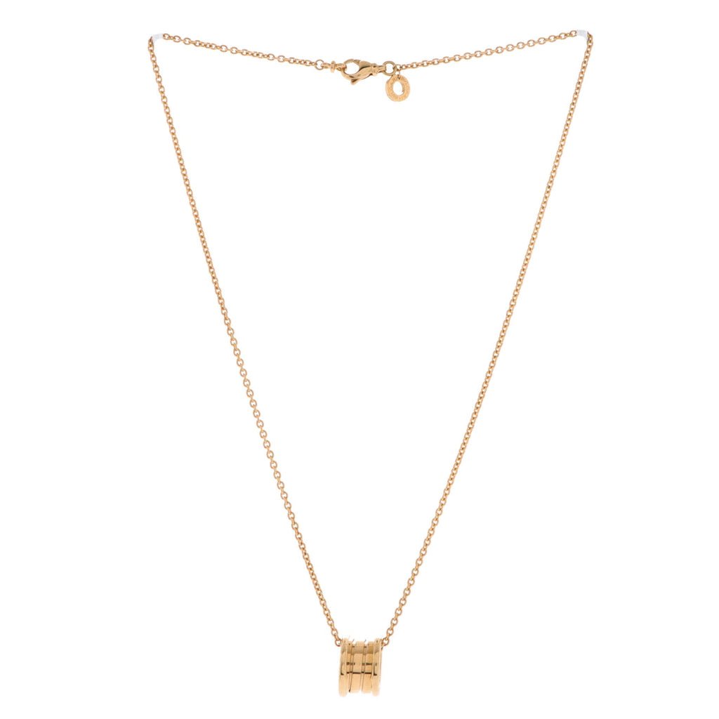 B.Zero1 Pendant Necklace 18K Yellow Gold