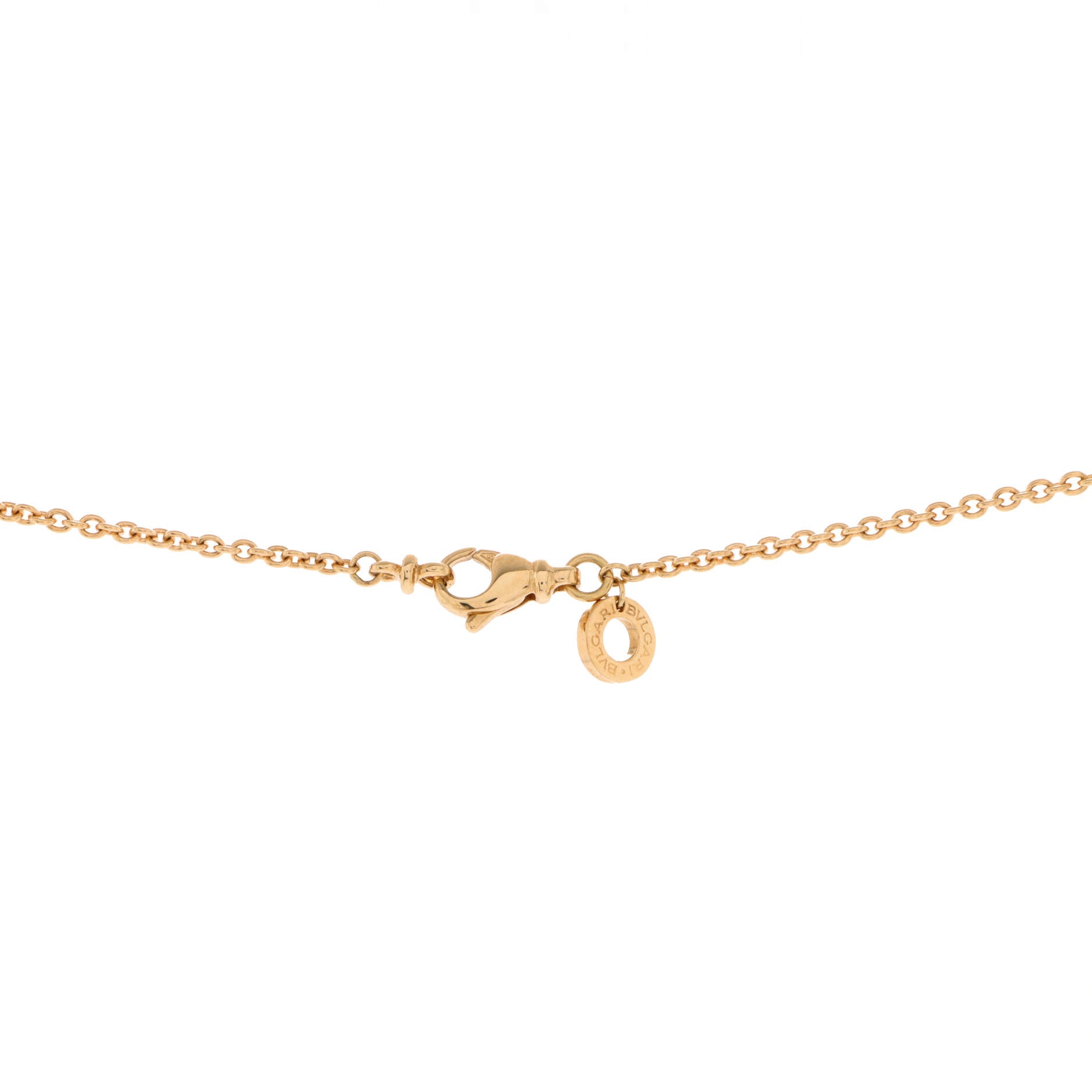 B.Zero1 Pendant Necklace 18K Yellow Gold