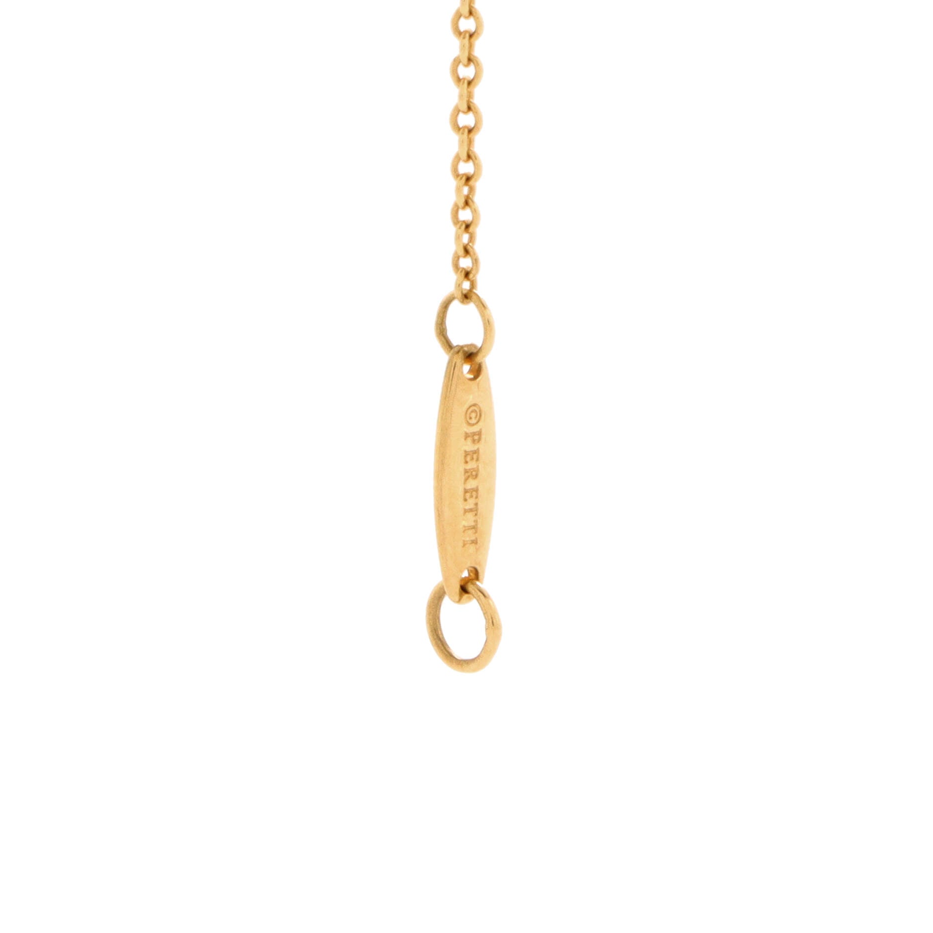 Elsa Peretti Diamonds by the Yard 3 Stone Bracelet 18K Yellow Gold with Diamonds