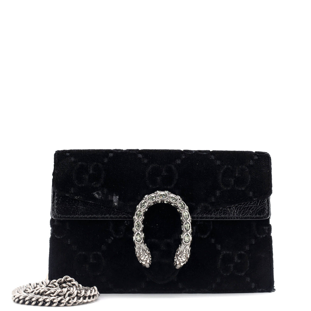 Dionysus Bag GG Velvet Super Mini