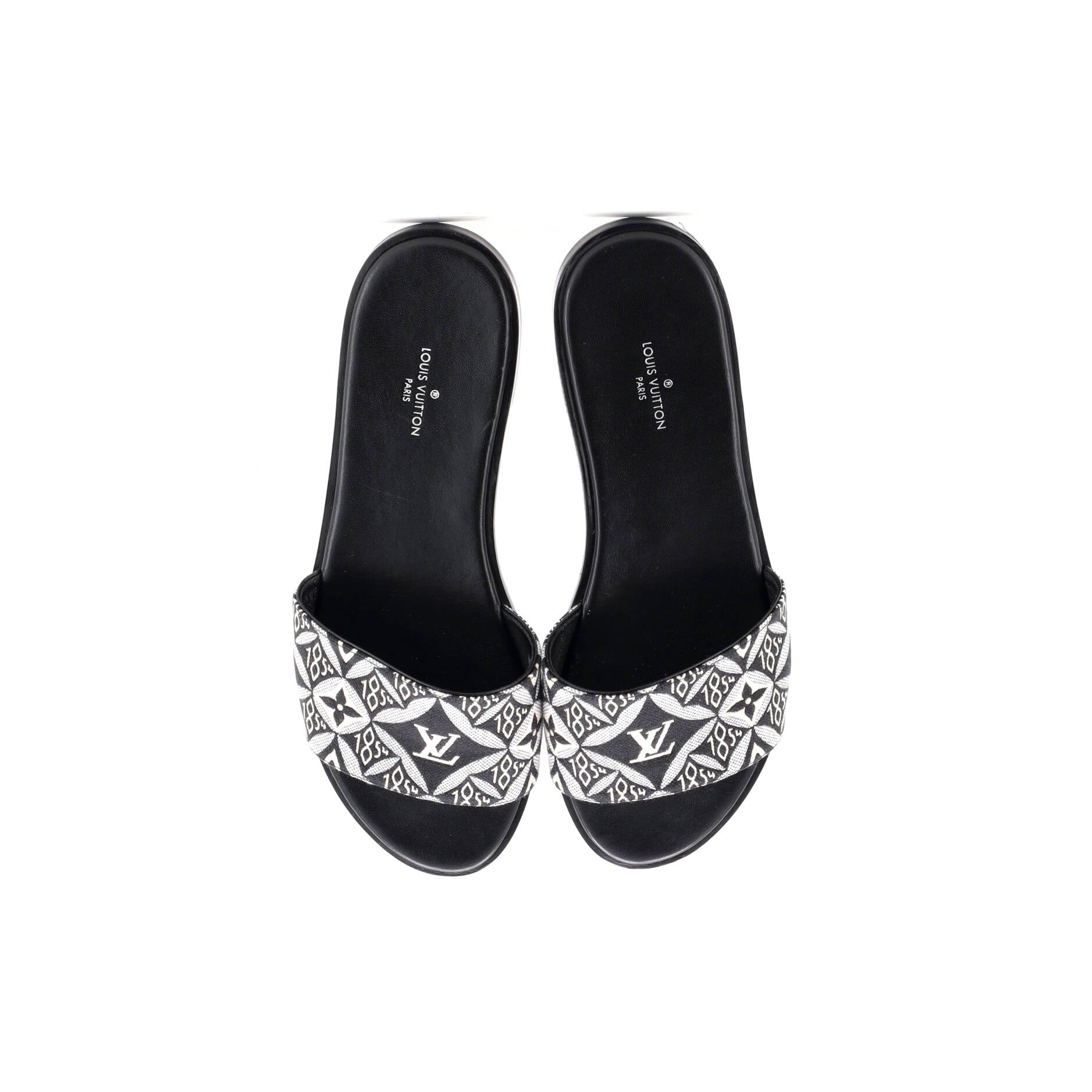 Women's Lock It Flat Mule Sandals Limited Edition Colored Monogram Giant