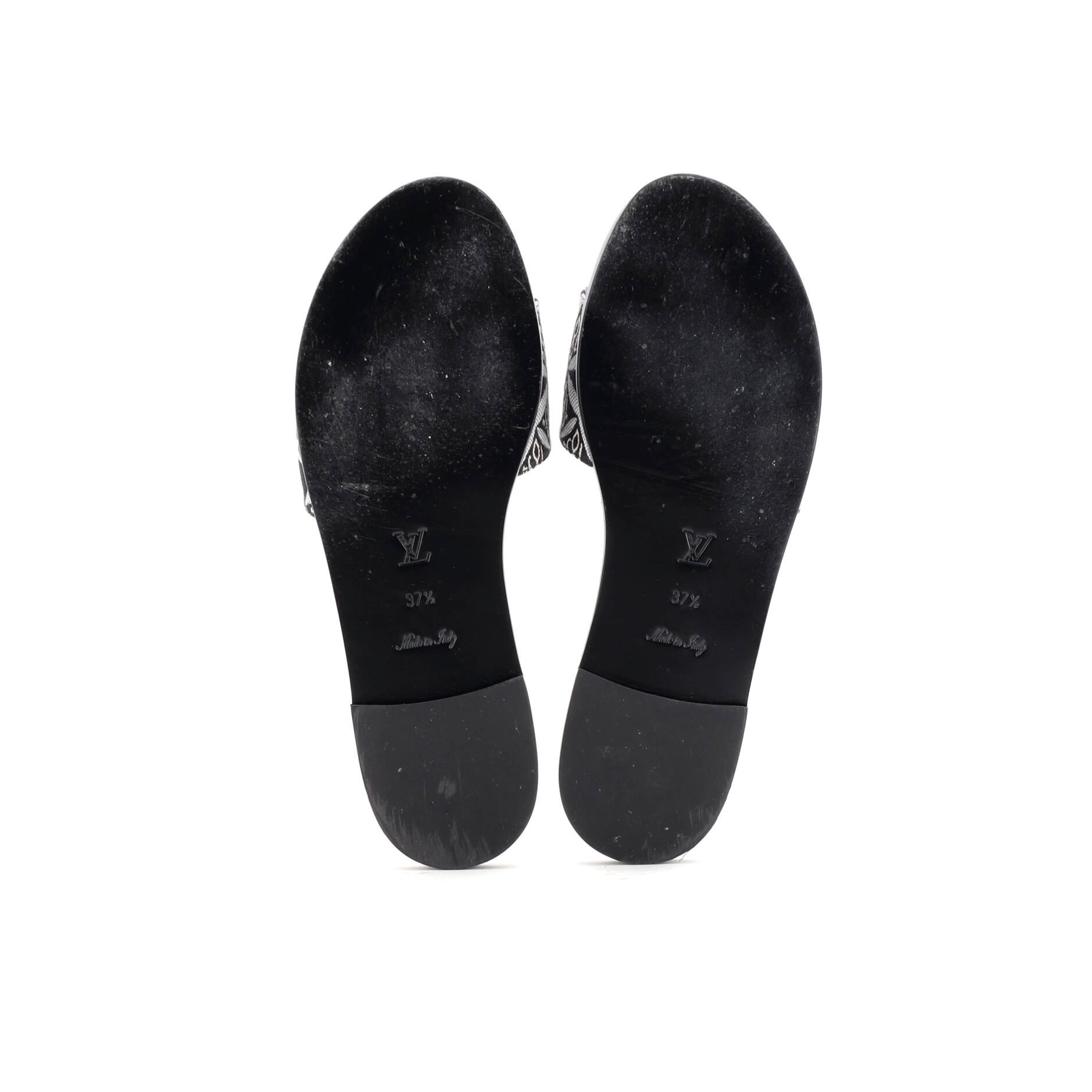 Women's Lock It Flat Mule Sandals Limited Edition Colored Monogram Giant
