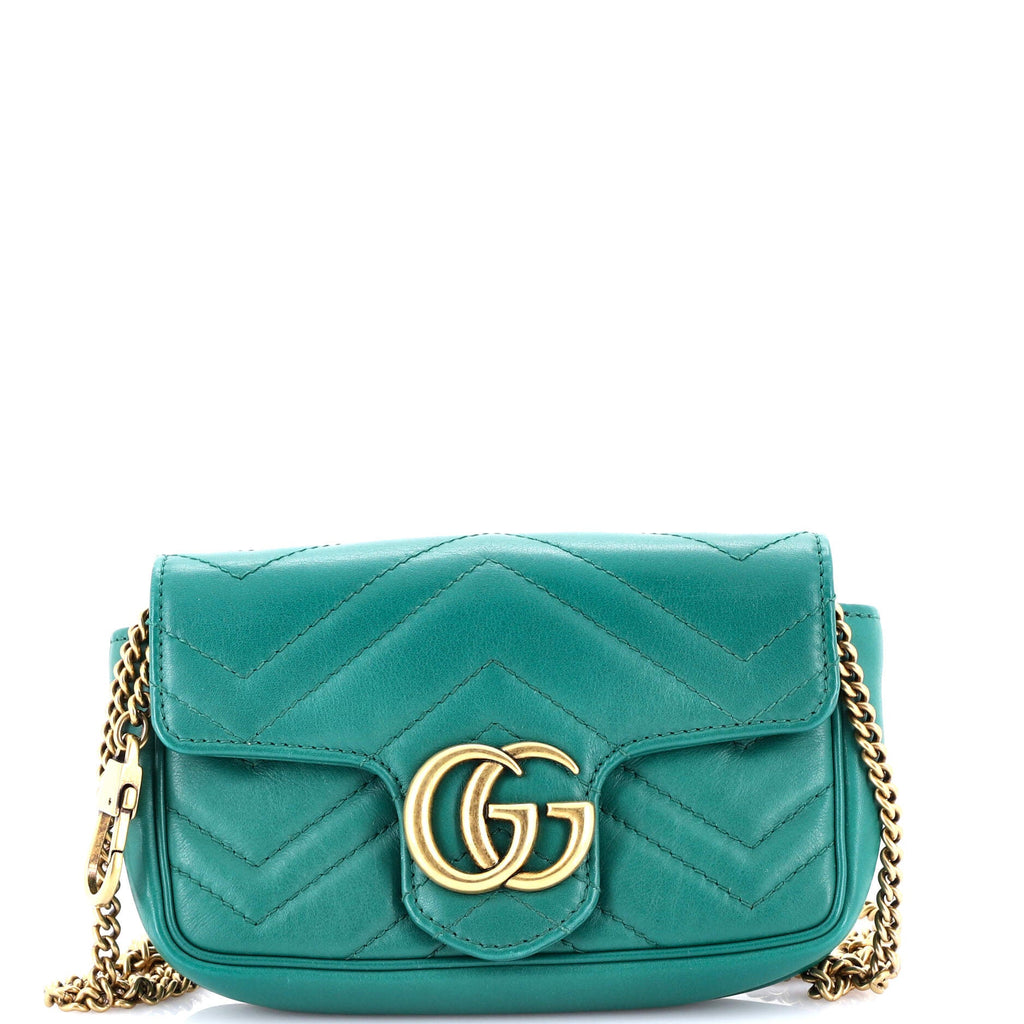 GG Marmont Flap Bag Matelasse Leather Super Mini