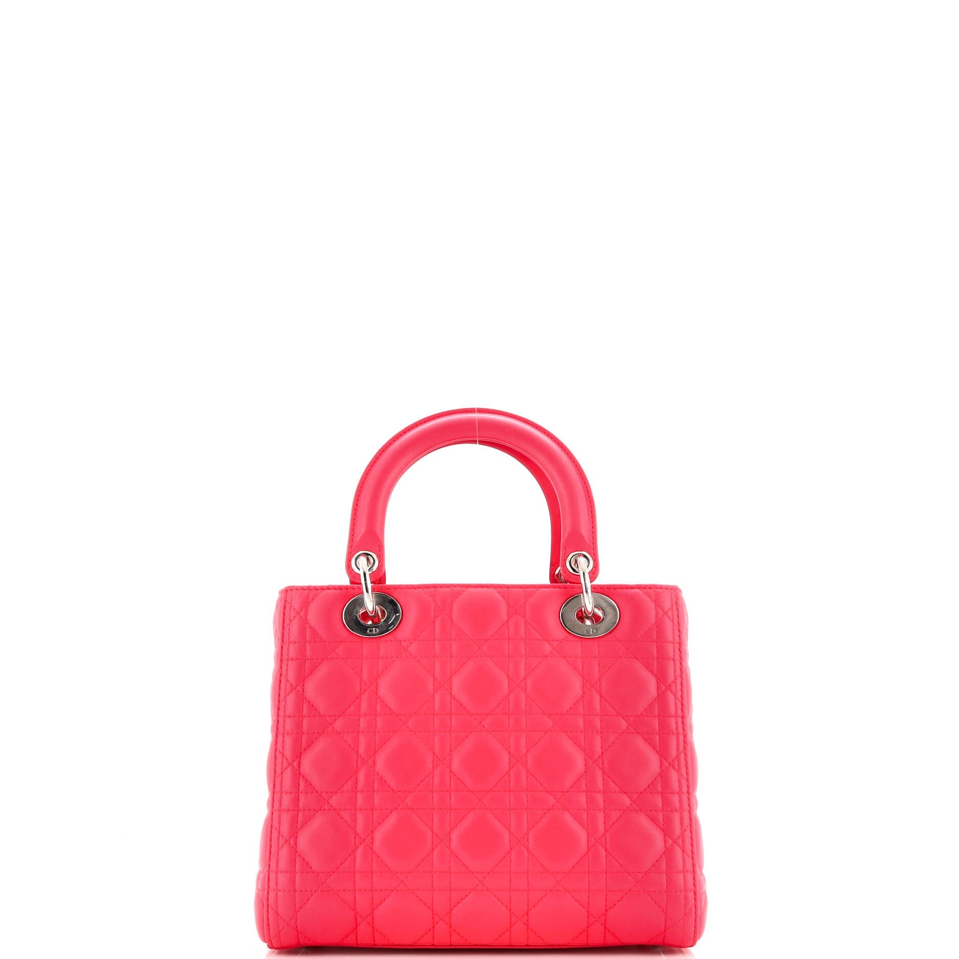 Lady Dior Bag Cannage Quilt Lambskin Medium