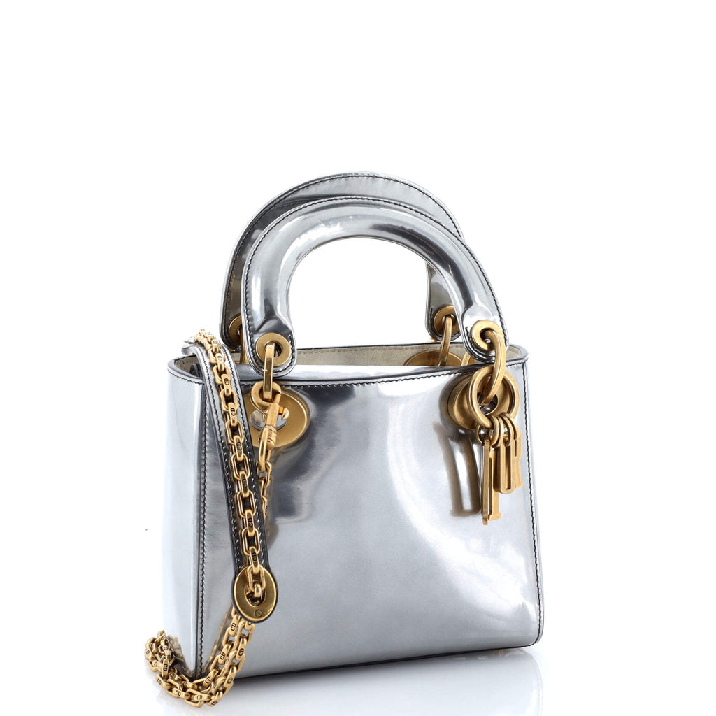 Lady Dior Chain Bag Patent Mini