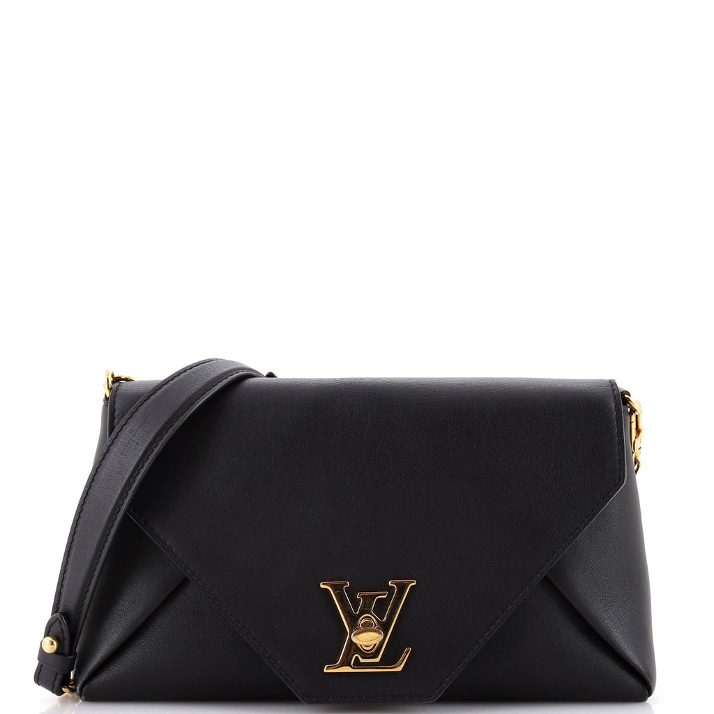 Love Note Chain Clutch Leather