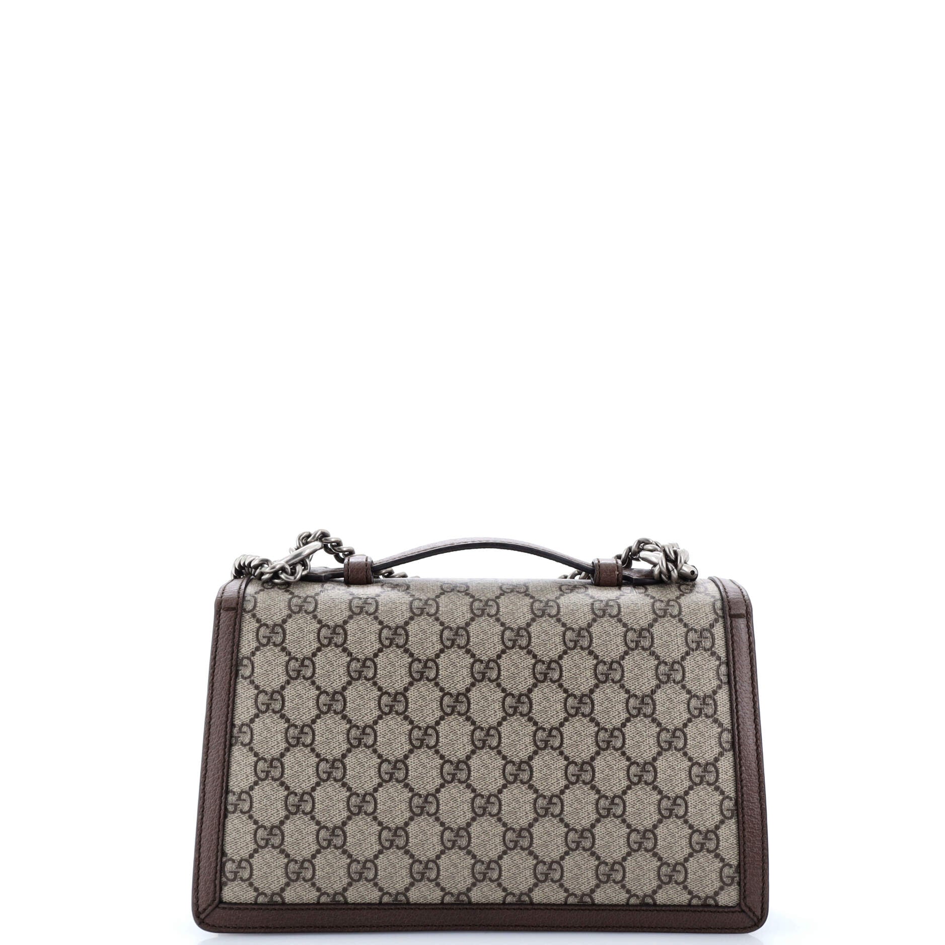 Dionysus Top Handle Chain Bag GG Coated Canvas Small