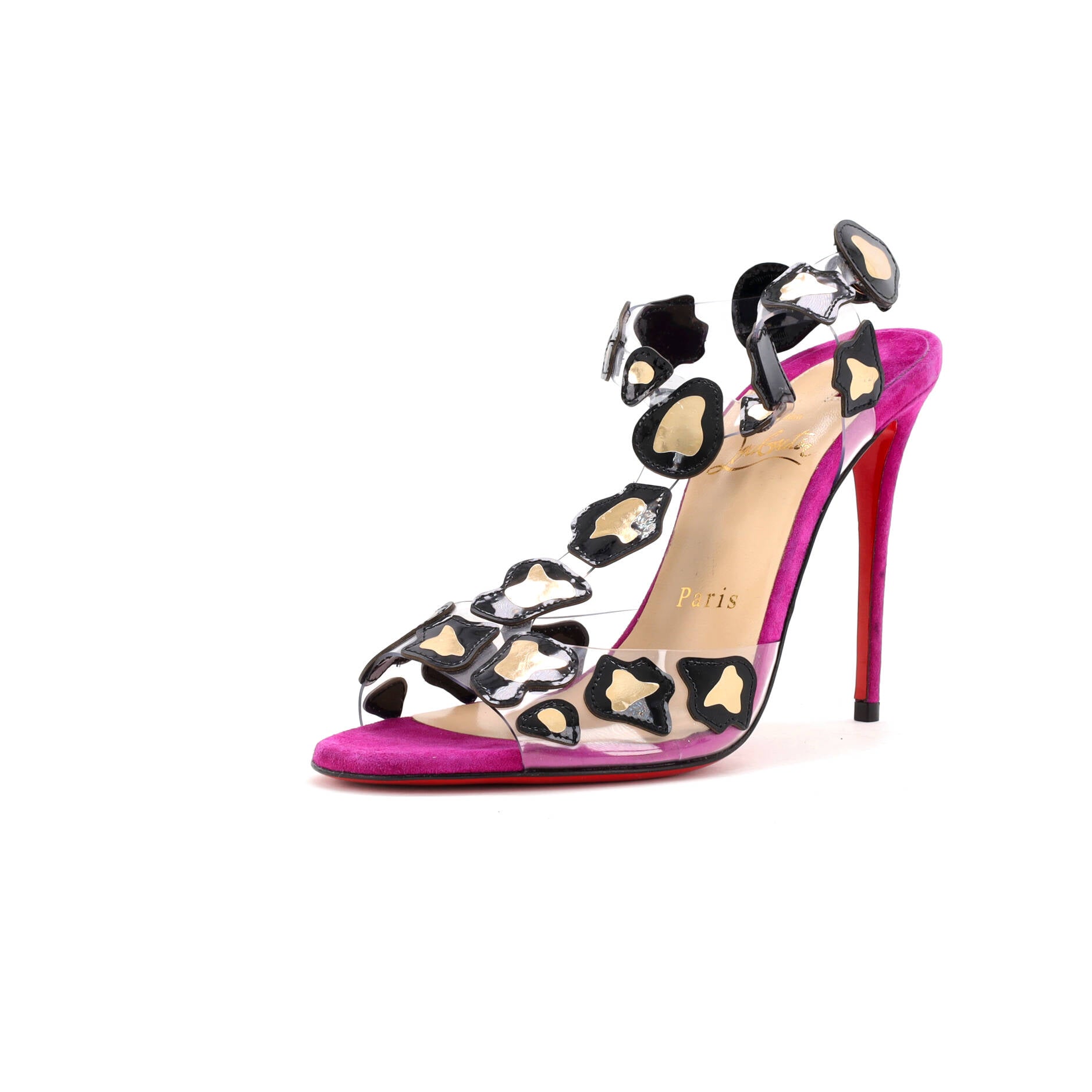 Women's Parsemis Sandals PVC with Patent and Suede 100
