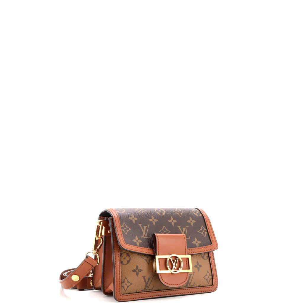 Dauphine Shoulder Bag Reverse Monogram Canvas Mini