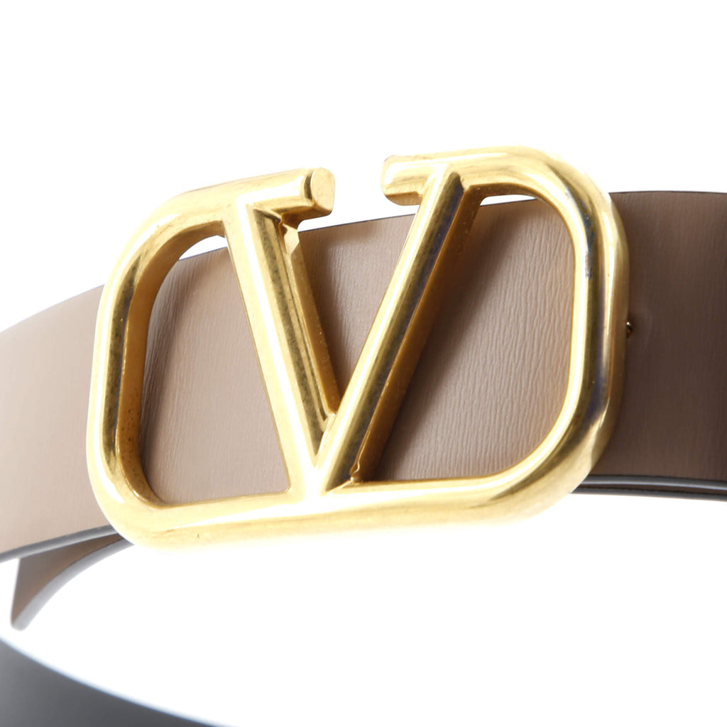 VLogo Reversible Belt Leather Wide