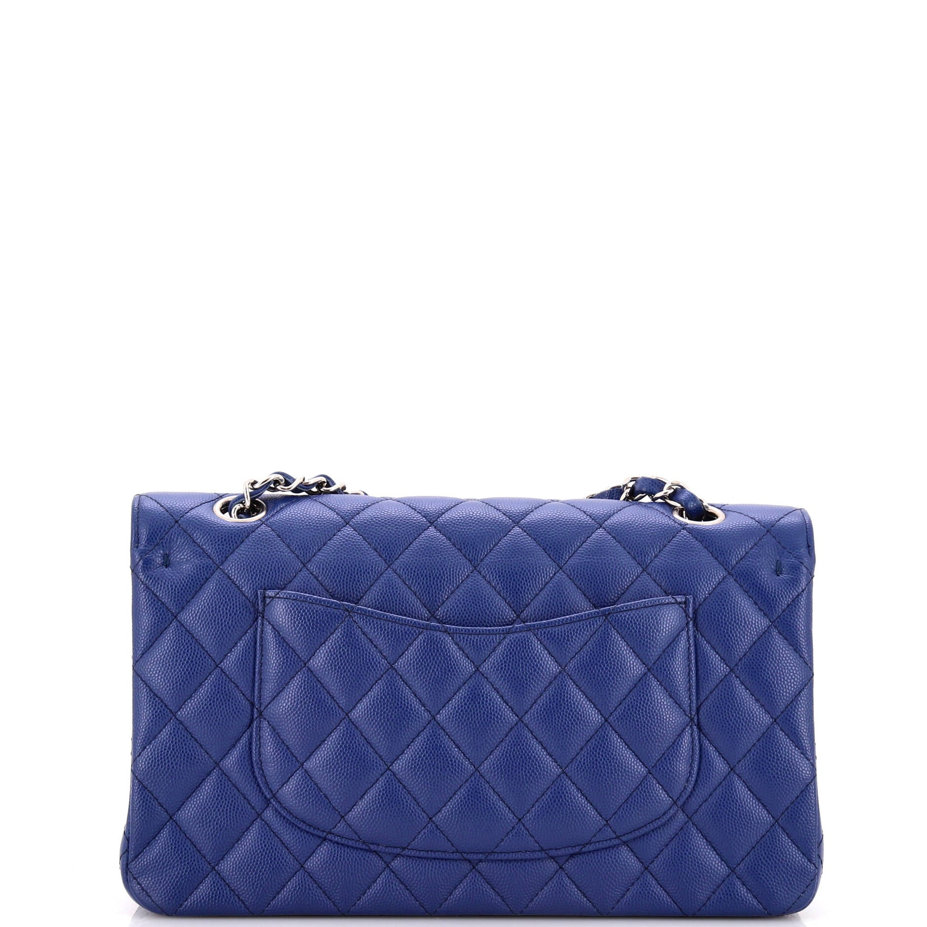 Classic Double Flap Bag Quilted Caviar Medium