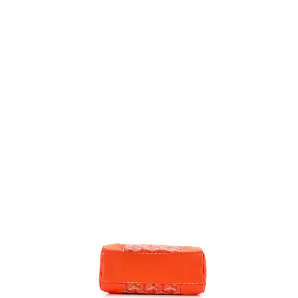 Saigon Top Handle Bag Coated Canvas with Leather Mini