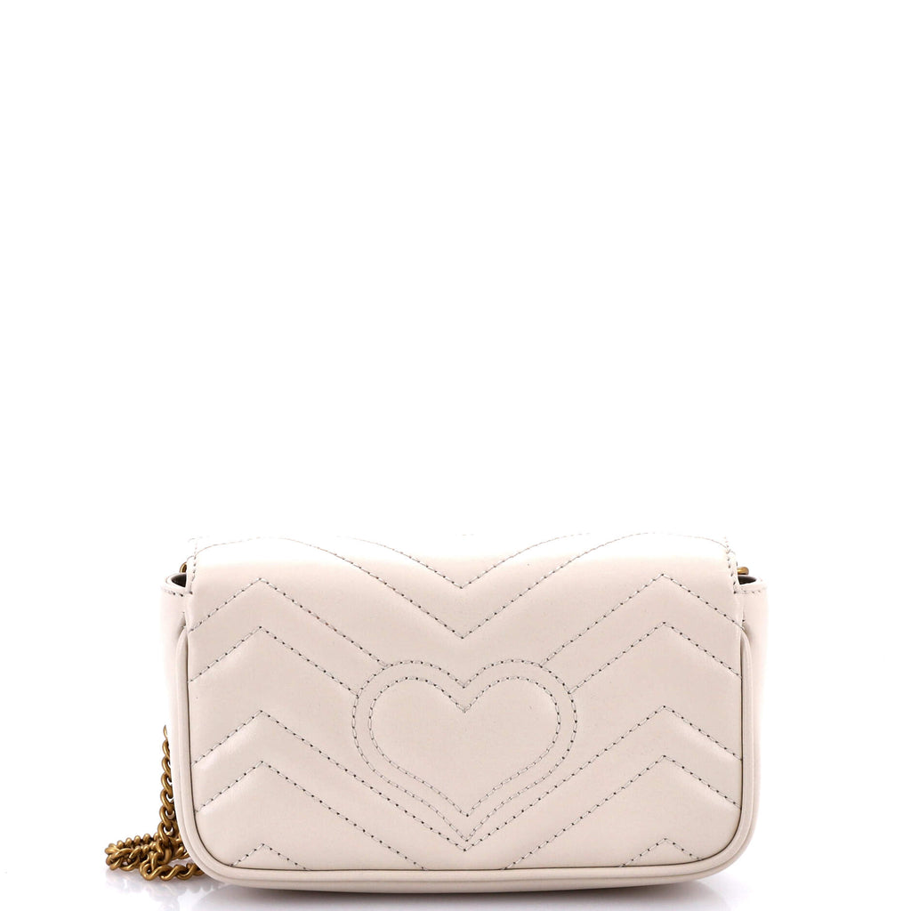 GG Marmont Flap Bag Matelasse Leather Super Mini
